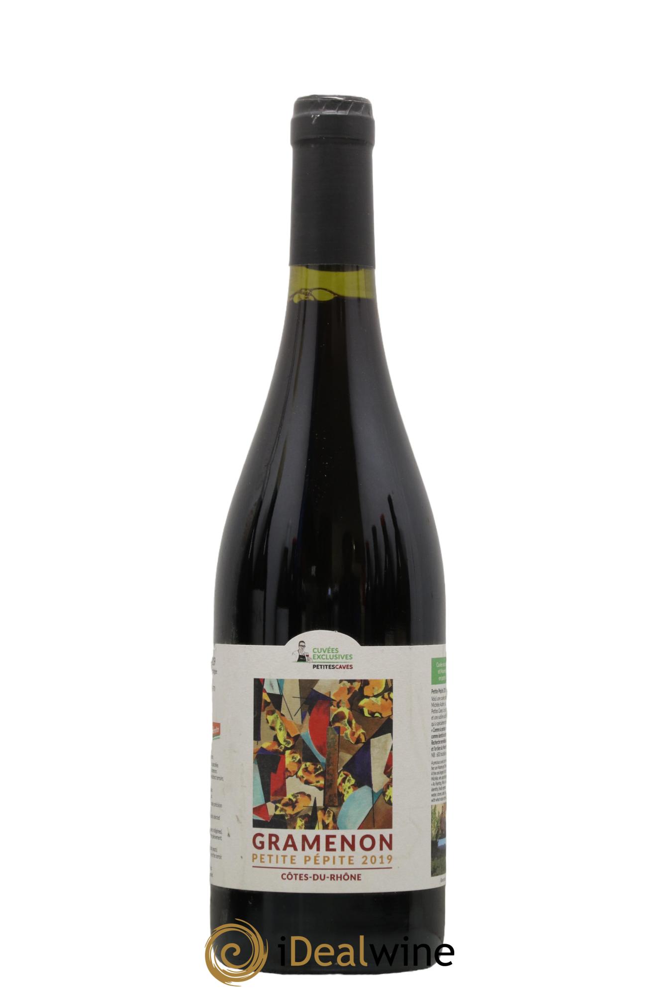 Côtes du Rhône Petite Pepite Gramenon 2019 - Posten von 1 Flasche - 0