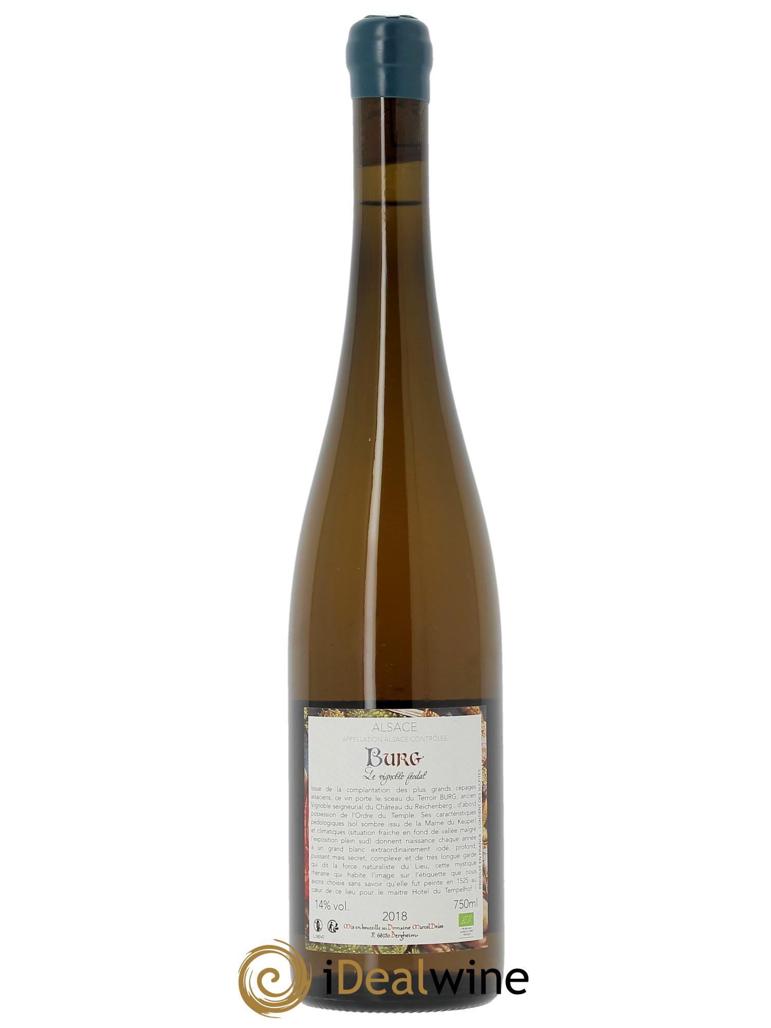 Alsace Burg Marcel Deiss (Domaine)  2018 - Lot de 1 bouteille - 1