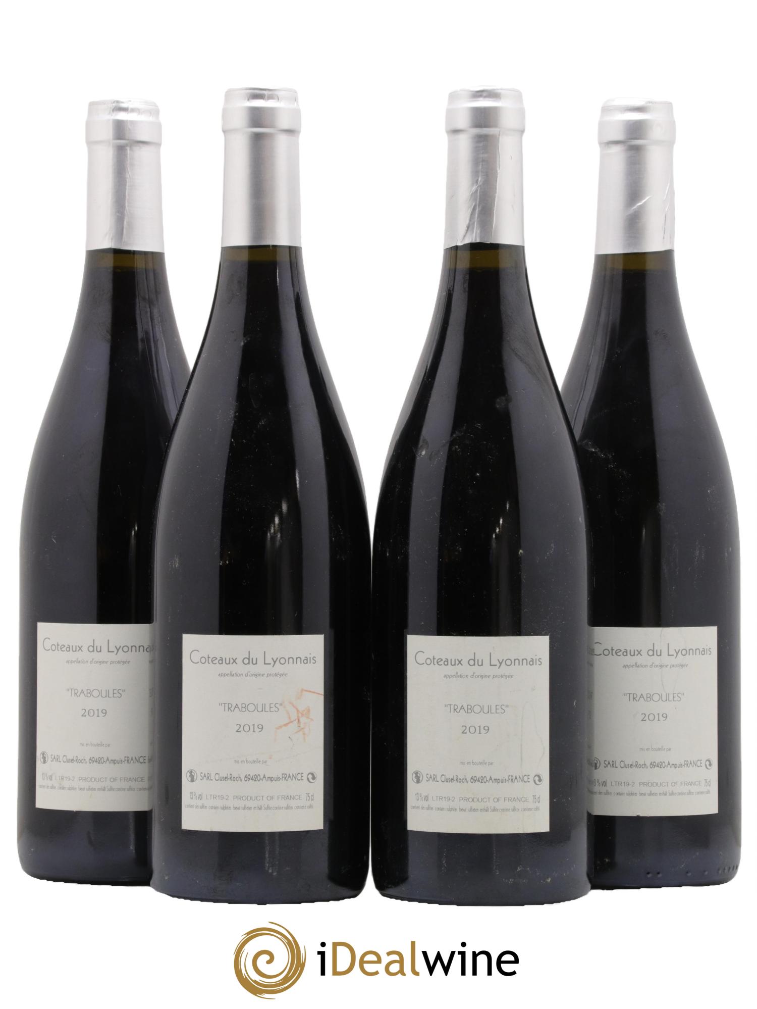 Côteaux du Lyonnais Traboules Clusel-Roch 2019 - Lot of 4 bottles - 1