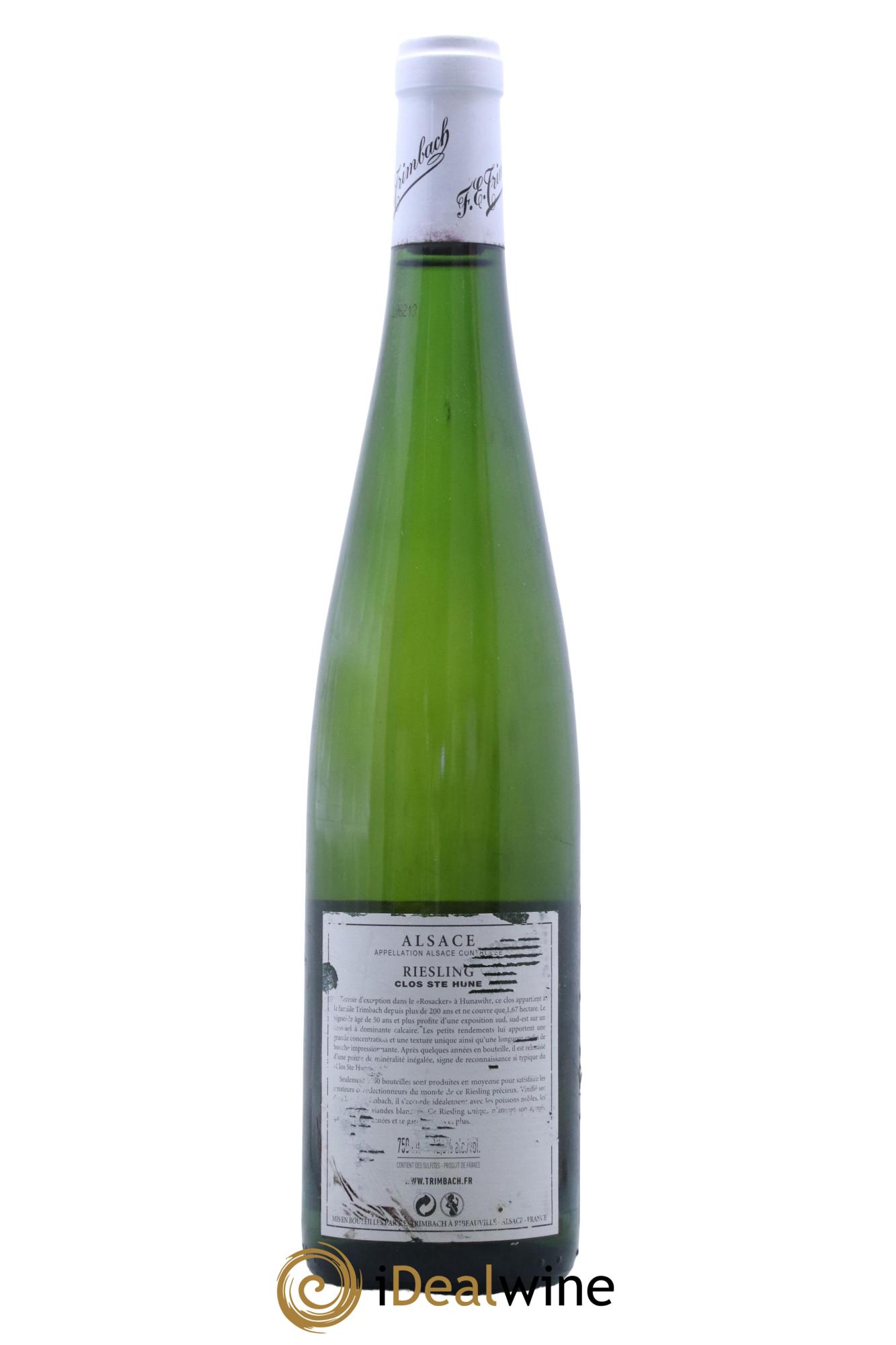 Alsace Riesling Clos Sainte-Hune Trimbach (Domaine)  2012 - Posten von 1 Flasche - 1