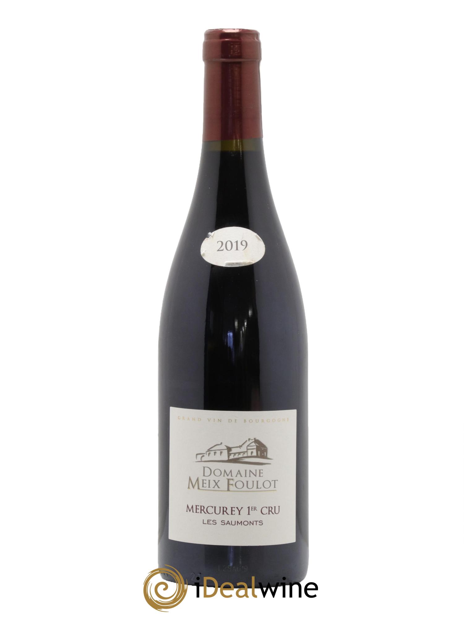 Mercurey 1er Cru Les Saumonts Domaine Meix Foulot 2019 - Lot de 1 bouteille - 0