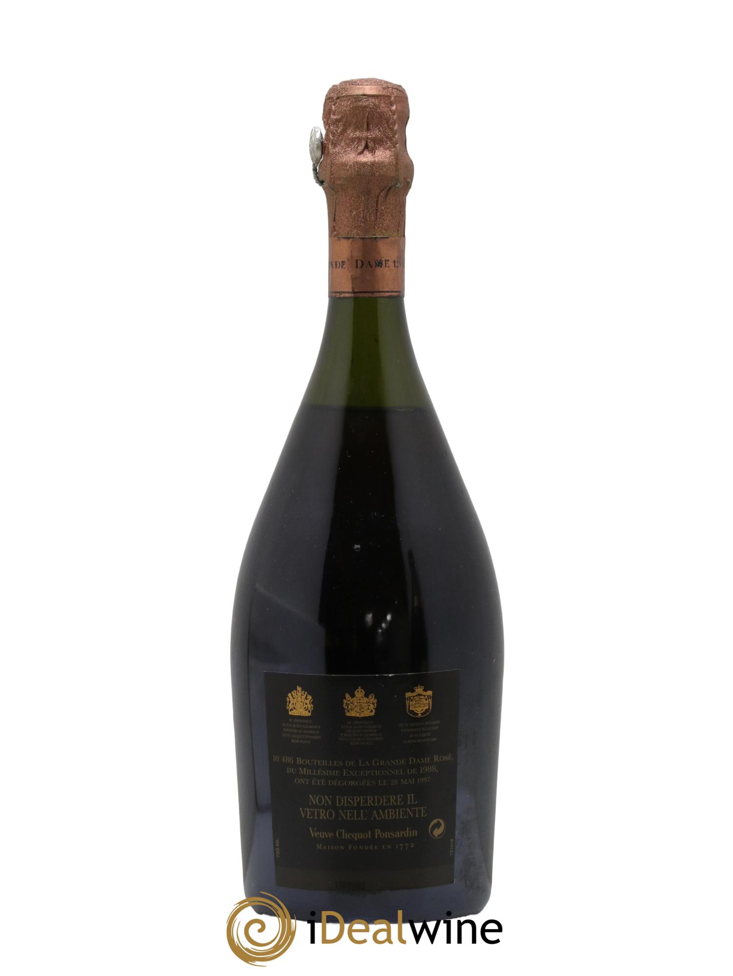 La Grande Dame Veuve Clicquot Ponsardin  1989 - Lotto di 1 bottiglia - 1