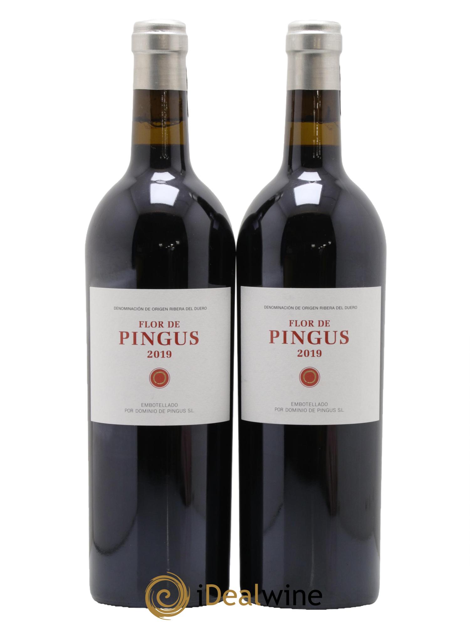 Ribera Del Duero Flor de Pingus Dominio de Pingus - Peter Sisseck 2019 - Lotto di 2 bottiglie - 0