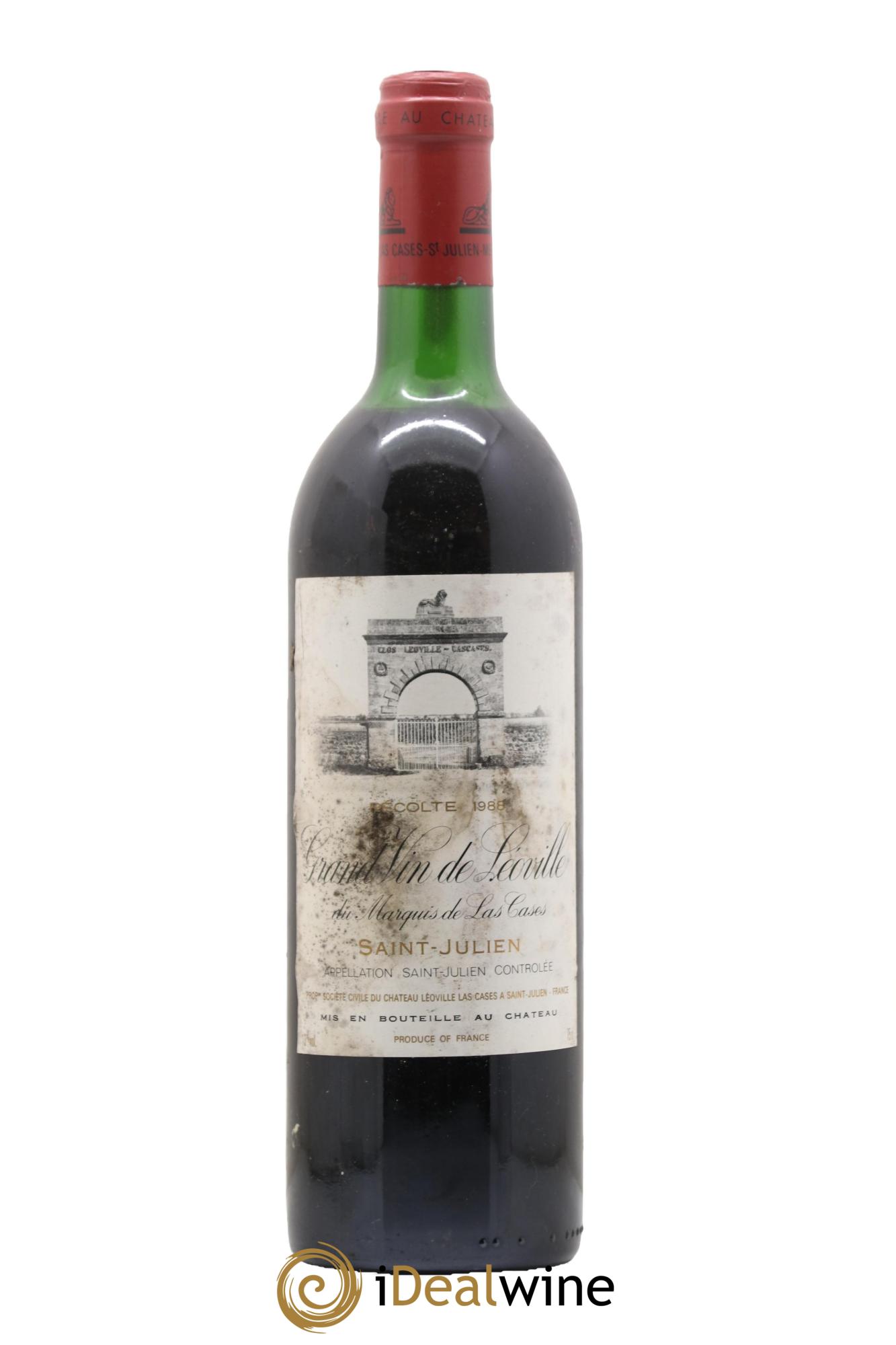 Château Léoville Las Cases 2ème Grand Cru Classé 1988 - Lot of 1 bottle - 0