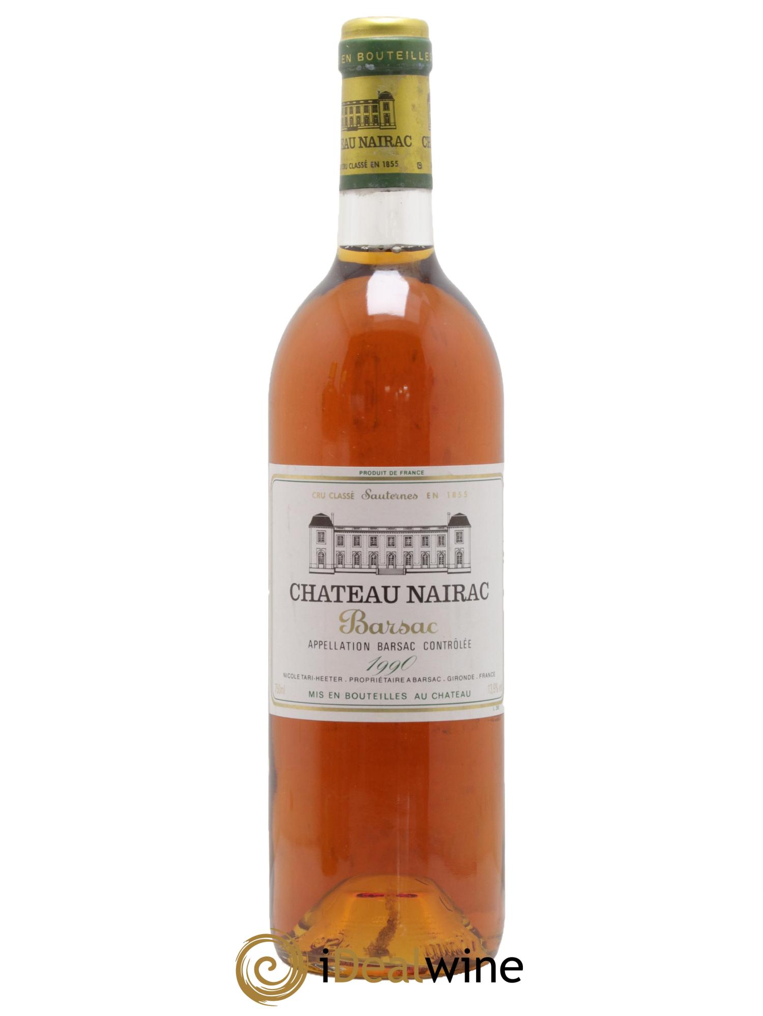 Château Nairac 2ème Grand Cru Classé 1990 - Lot de 1 bouteille - 0