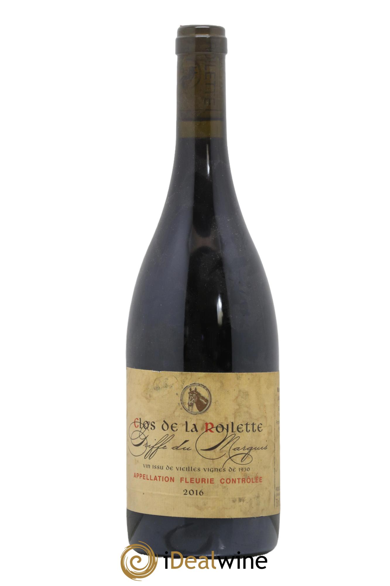 Fleurie Griffe du Marquis Clos de la Roilette 2016 - Lot de 1 bouteille - 0