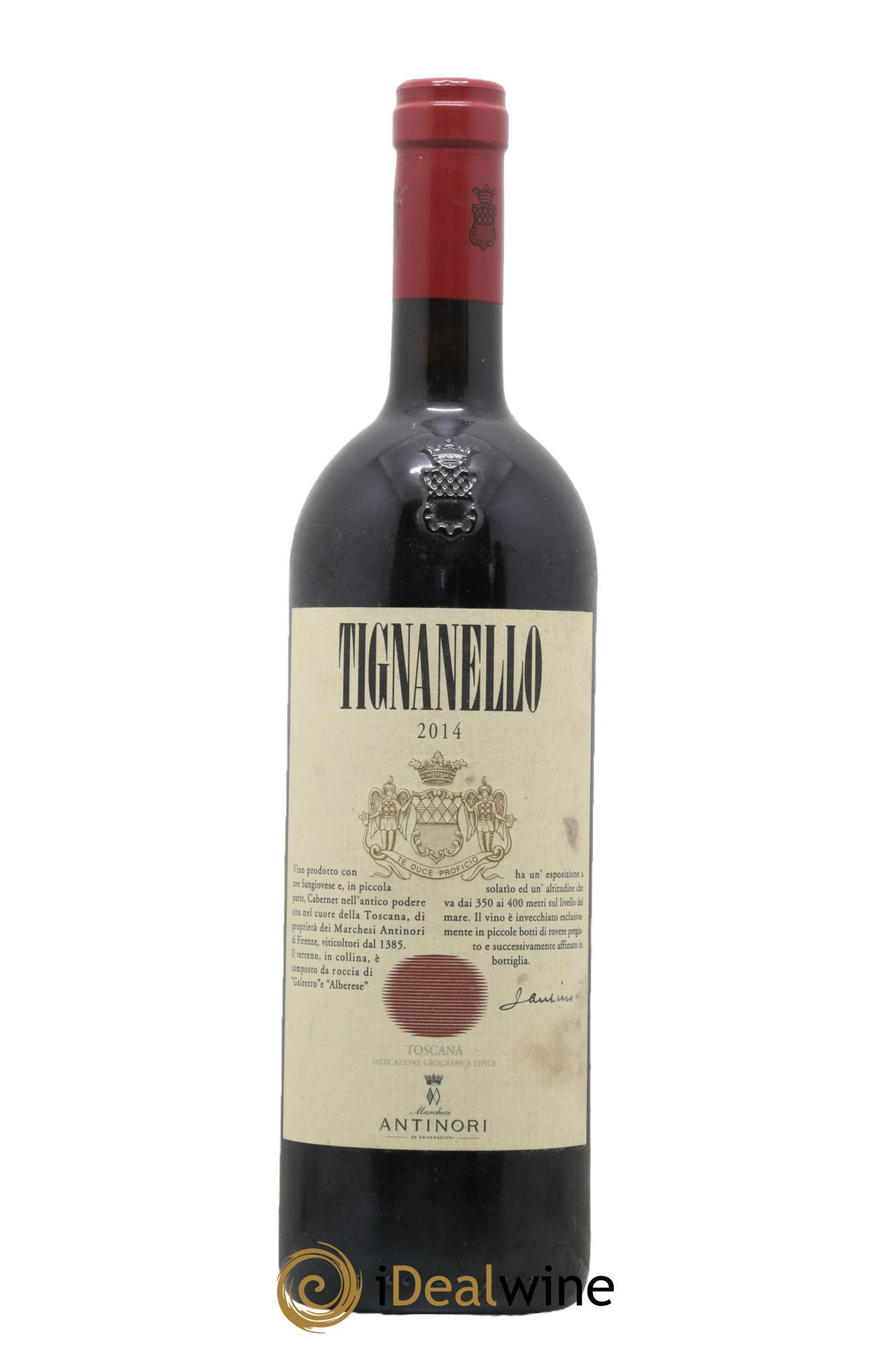 Toscana IGT Tignanello Tenuta Tignanello - Antinori 2014 - Lotto di 1 bottiglia - 0