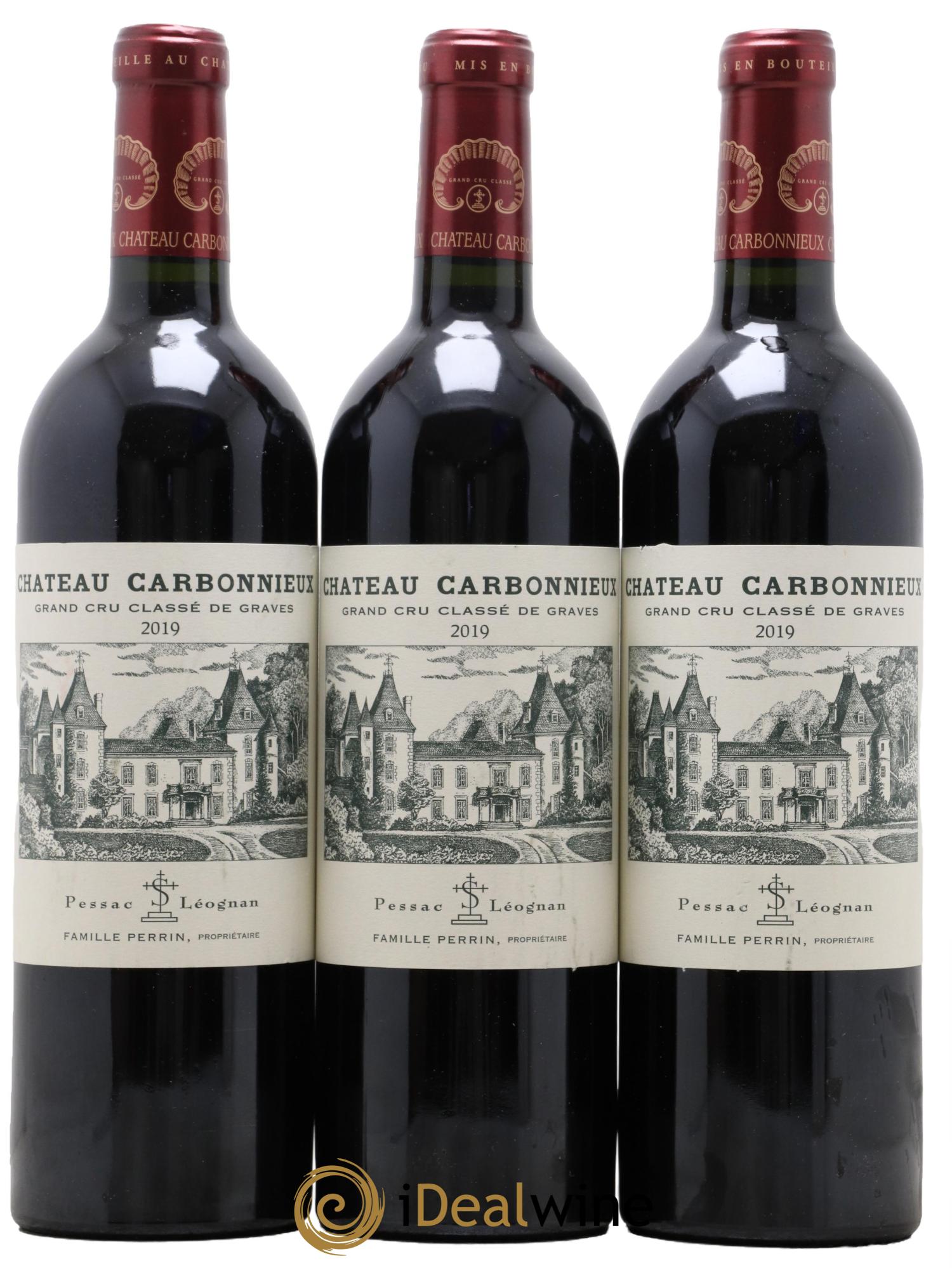 Château Carbonnieux Cru Classé de Graves  2019 - Lot of 3 bottles - 0