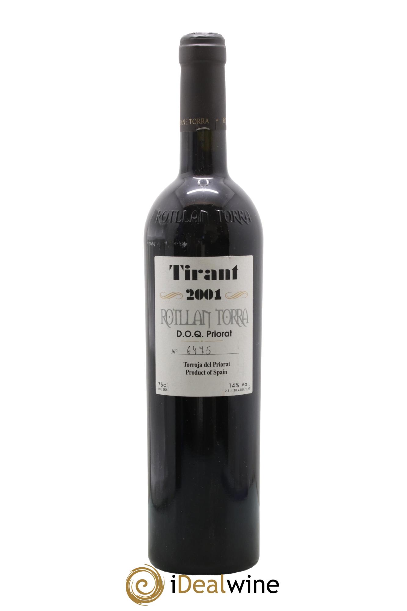 Priorat Rotllan Torra DOCA Tirant 2001 - Lot de 1 bouteille - 0