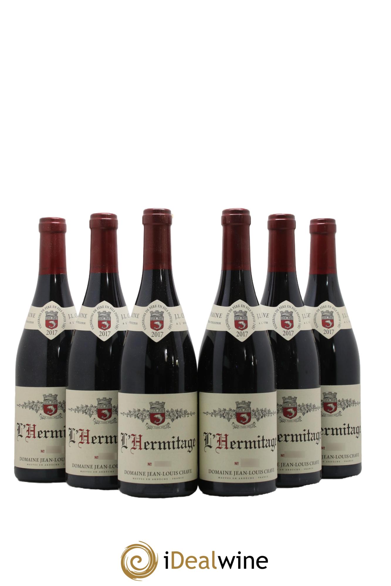 Hermitage Jean-Louis Chave 2017 - Posten von 6 Flaschen - 0