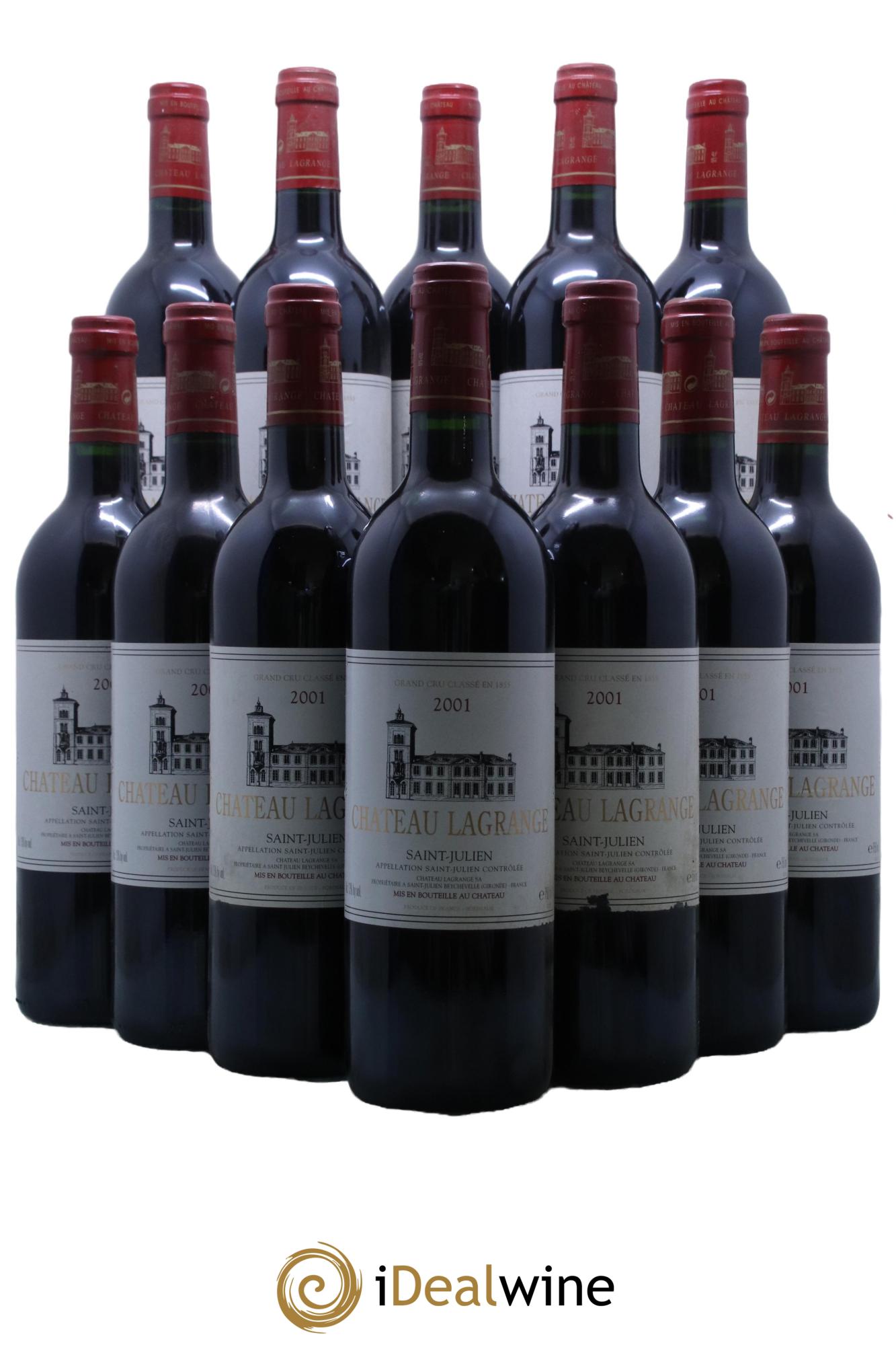 Château Lagrange 3ème Grand Cru Classé  2001 - Lot de 12 bouteilles - 0