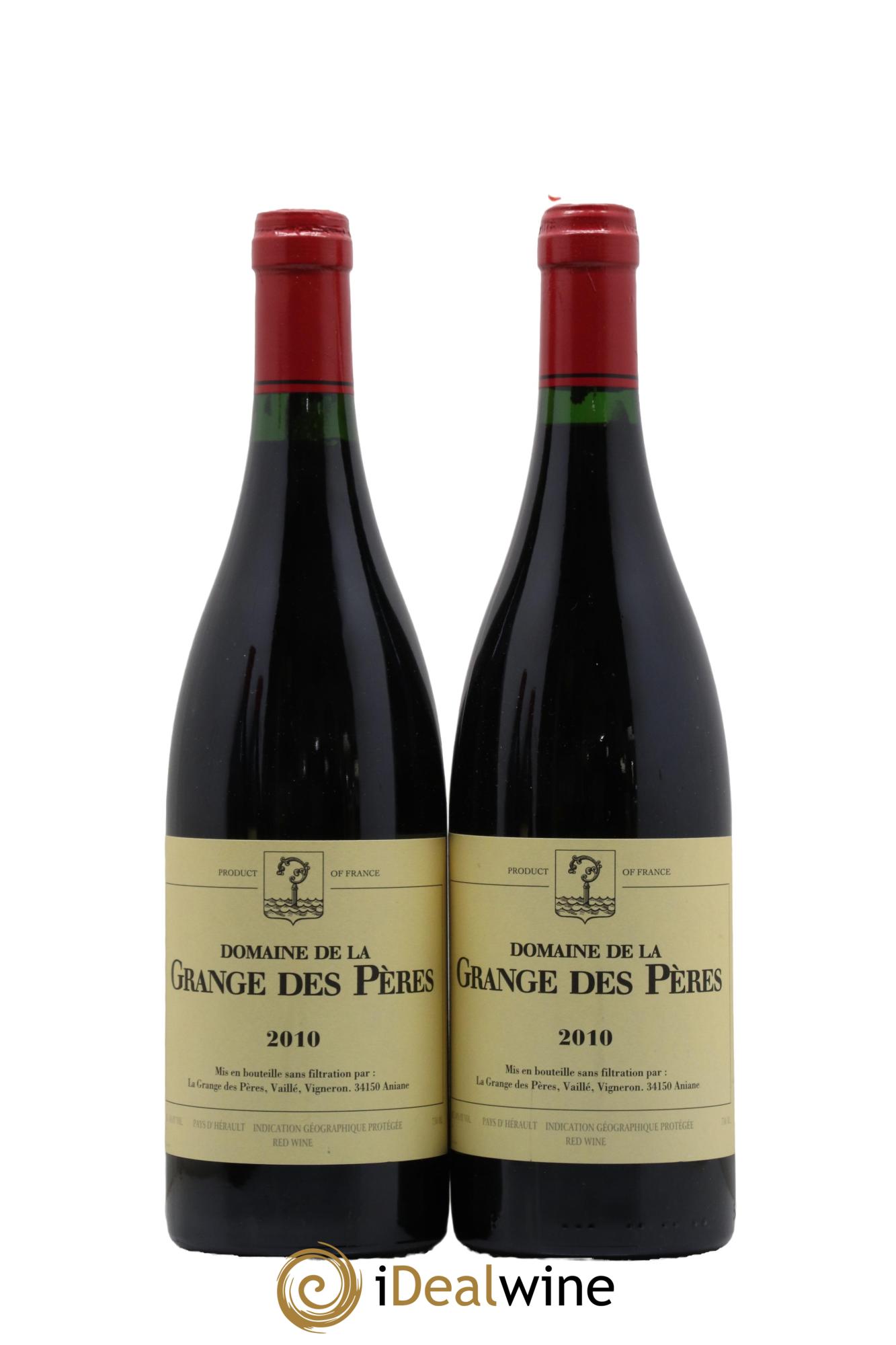 IGP Pays d'Hérault Grange des Pères Laurent Vaillé 2010 - Lot de 2 bouteilles - 0