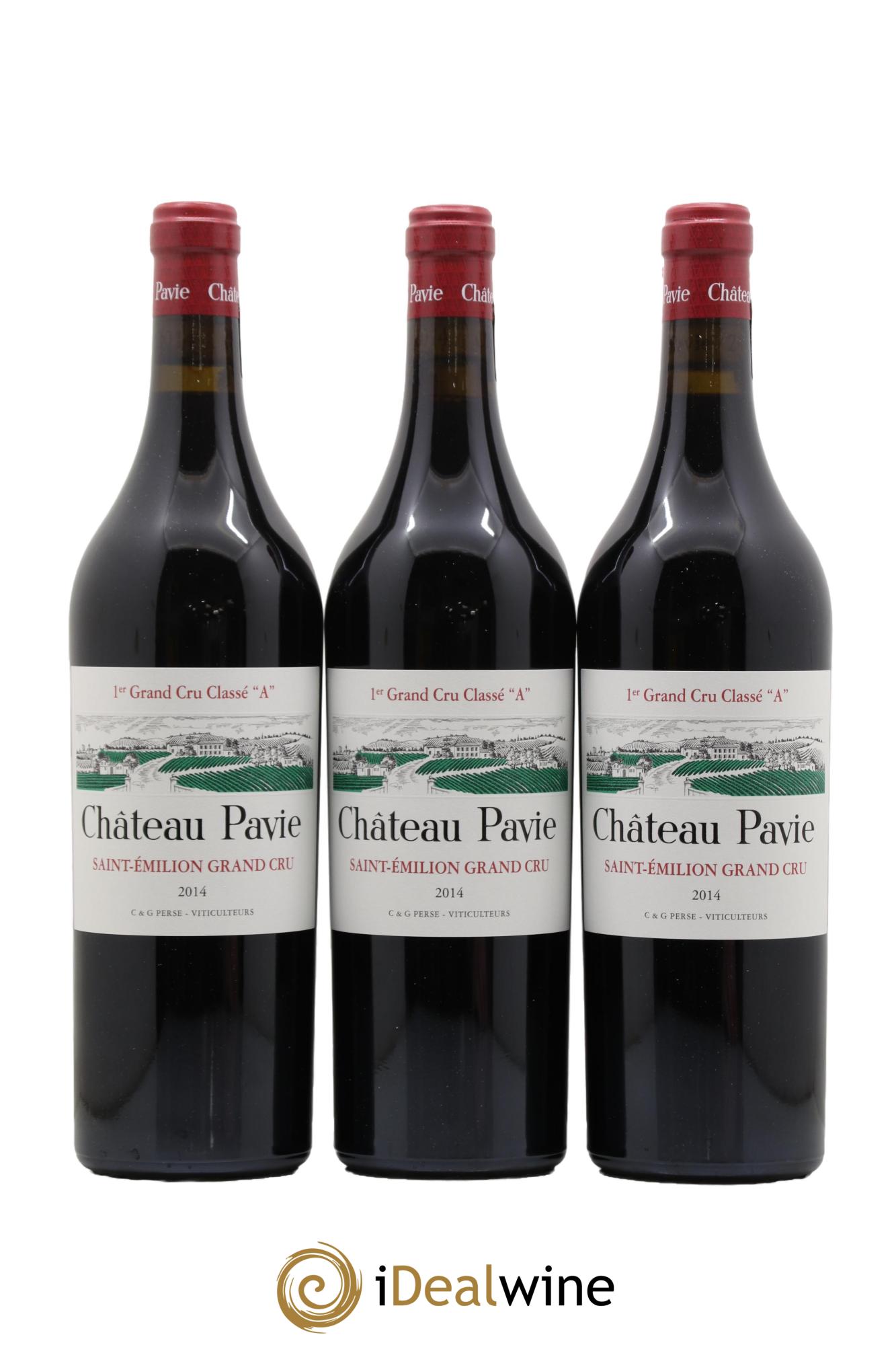 Château Pavie 1er Grand Cru Classé A 2014 - Posten von 6 Flaschen - 1