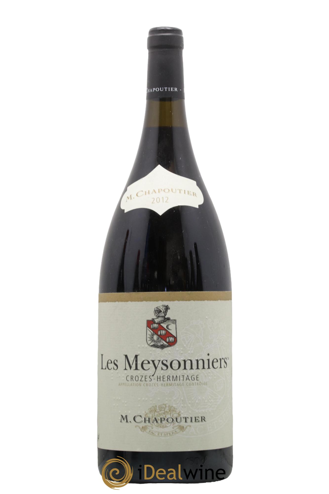 Crozes-Hermitage Les Meysonniers Chapoutier 2012 - Lot de 1 magnum - 0