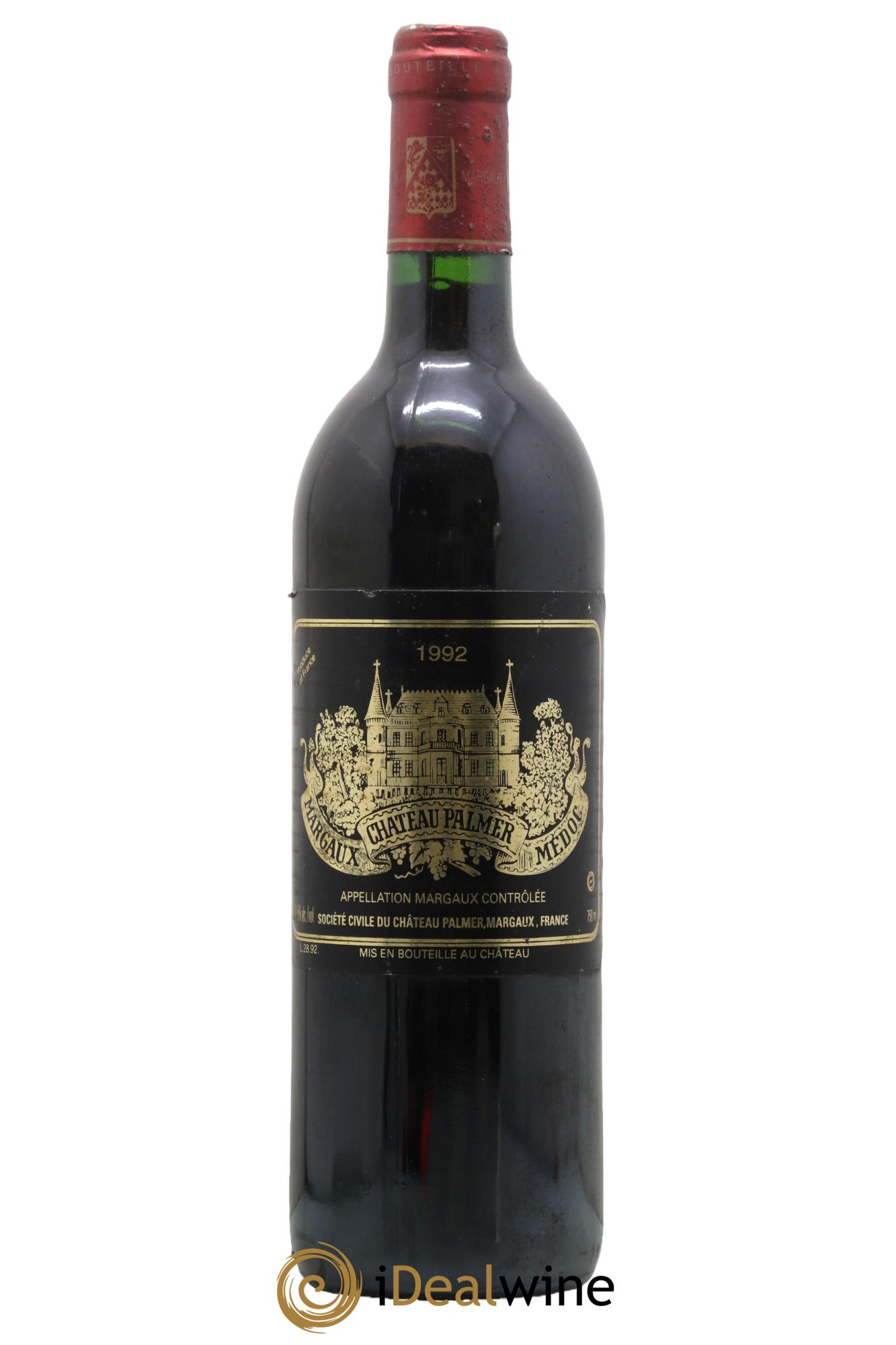 Château Palmer 3ème Grand Cru Classé 1992 - Posten von 1 Flasche - 0