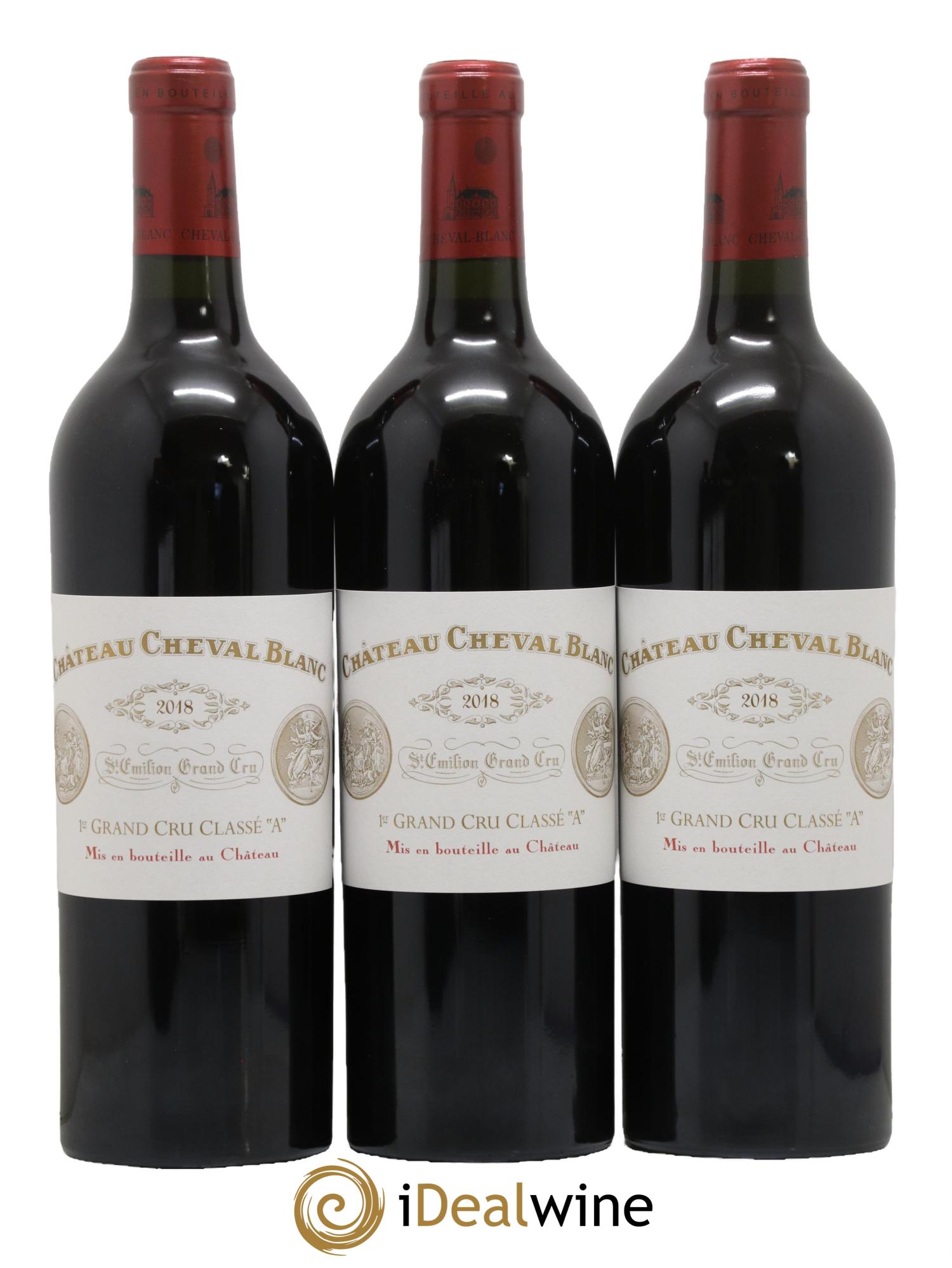 Château Cheval Blanc 1er Grand Cru Classé A 2018 - Lot de 6 bouteilles - 1