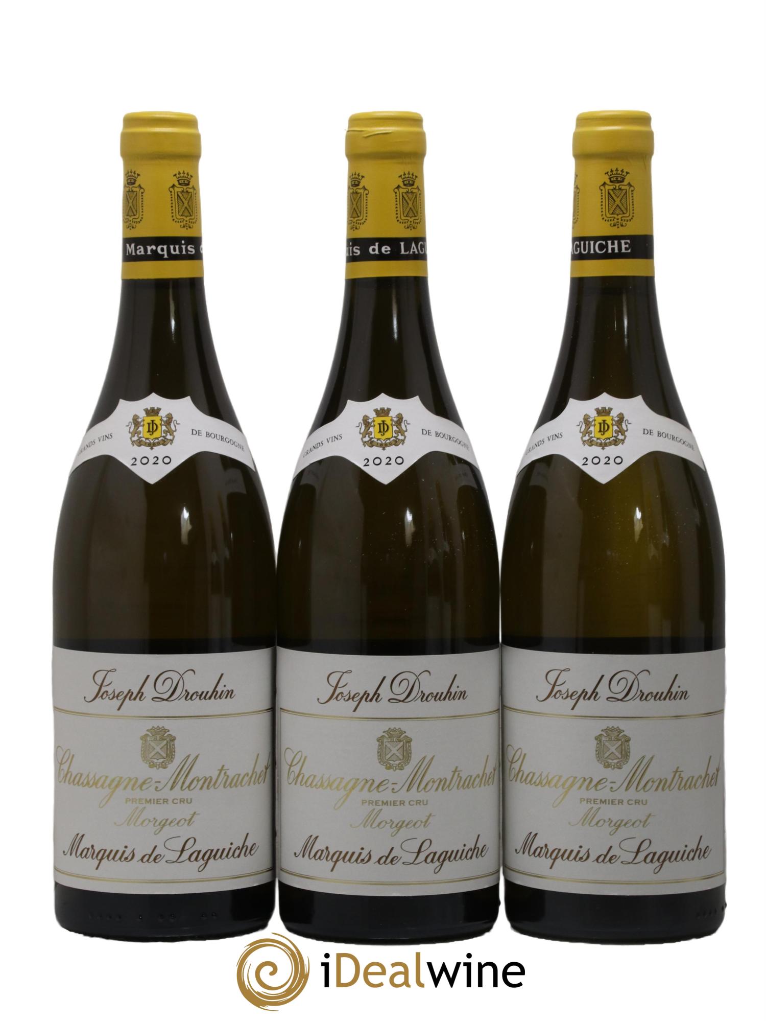 Chassagne-Montrachet 1er Cru Morgeot - Marquis de Laguiche Joseph Drouhin 2020 - Posten von 6 Flaschen - 2