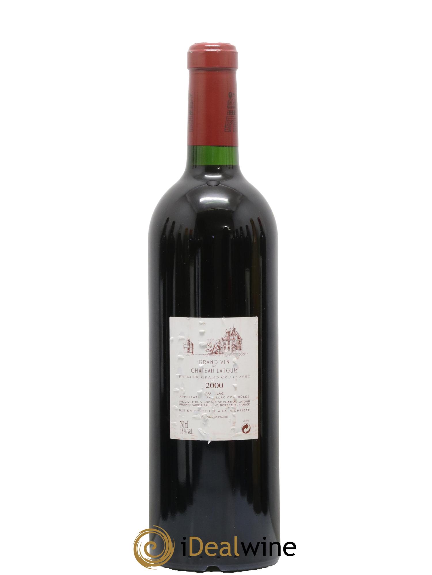 Château Latour 1er Grand Cru Classé 2000 - Lotto di 1 bottiglia - 1