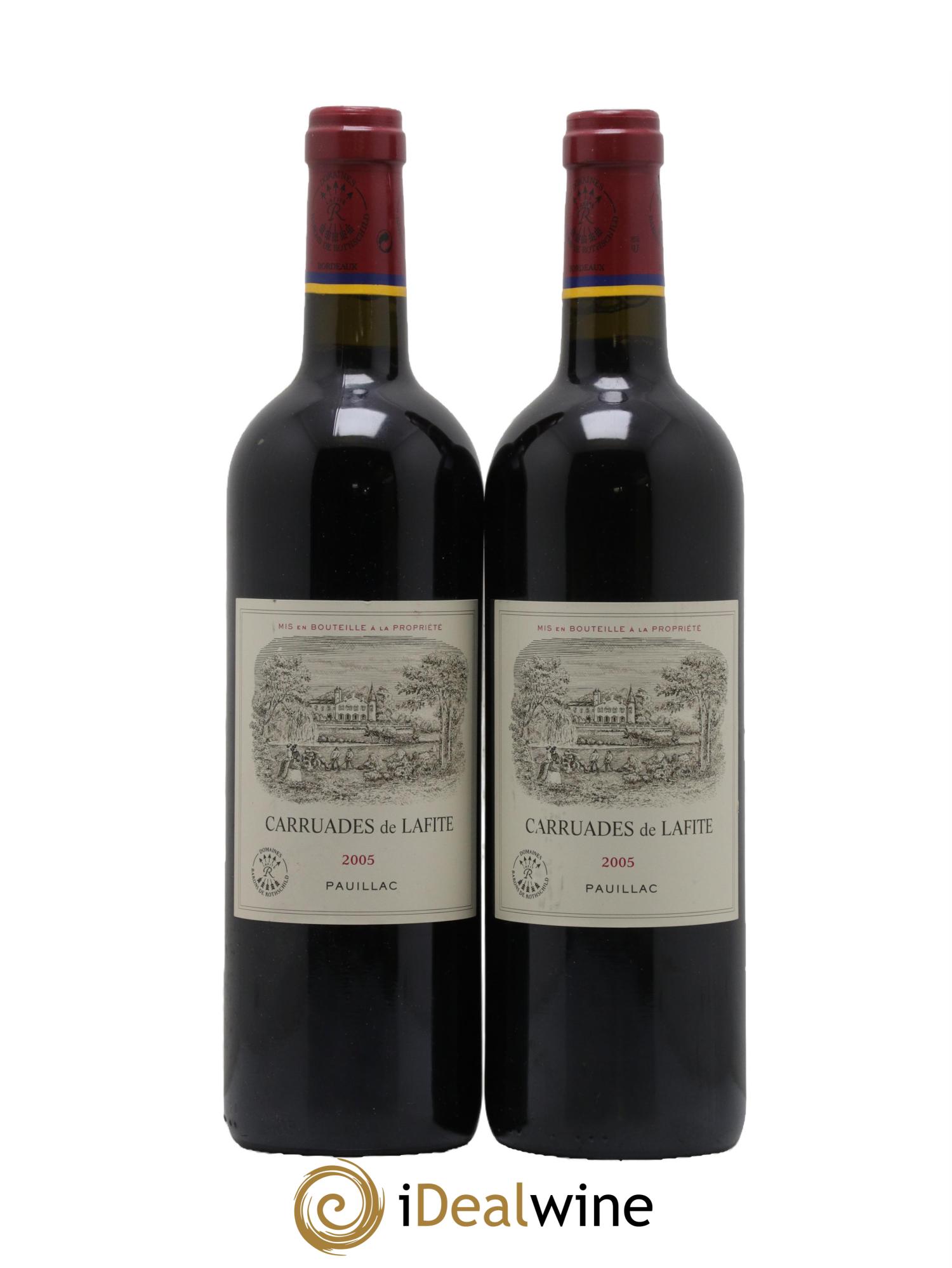 Carruades de Lafite Rothschild Second Vin 2005 - Lotto di 2 bottiglie - 0