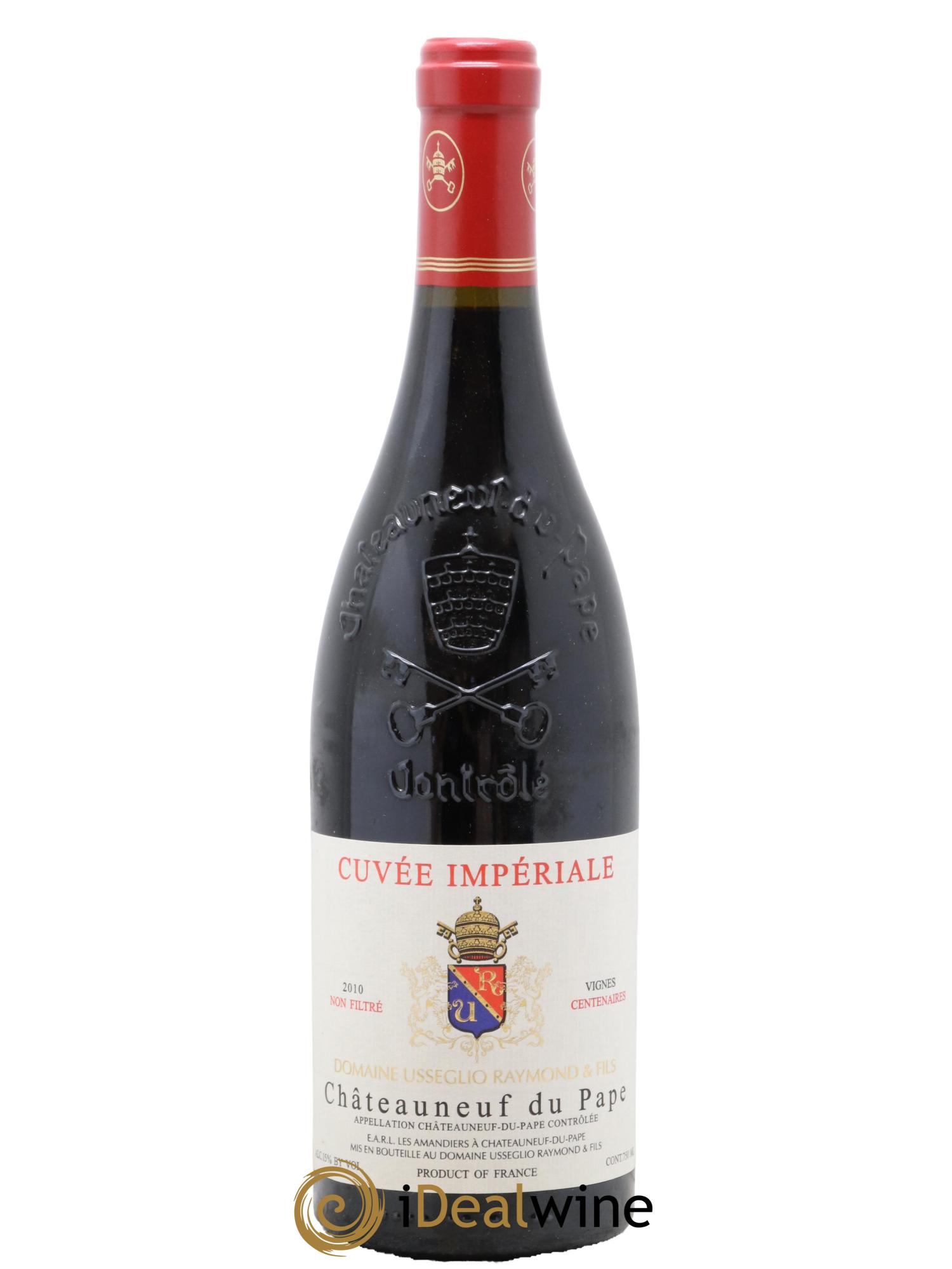 Châteauneuf-du-Pape Cuvée Impériale Raymond Usseglio & Fils (Domaine)  2010 - Lot de 1 bouteille - 0