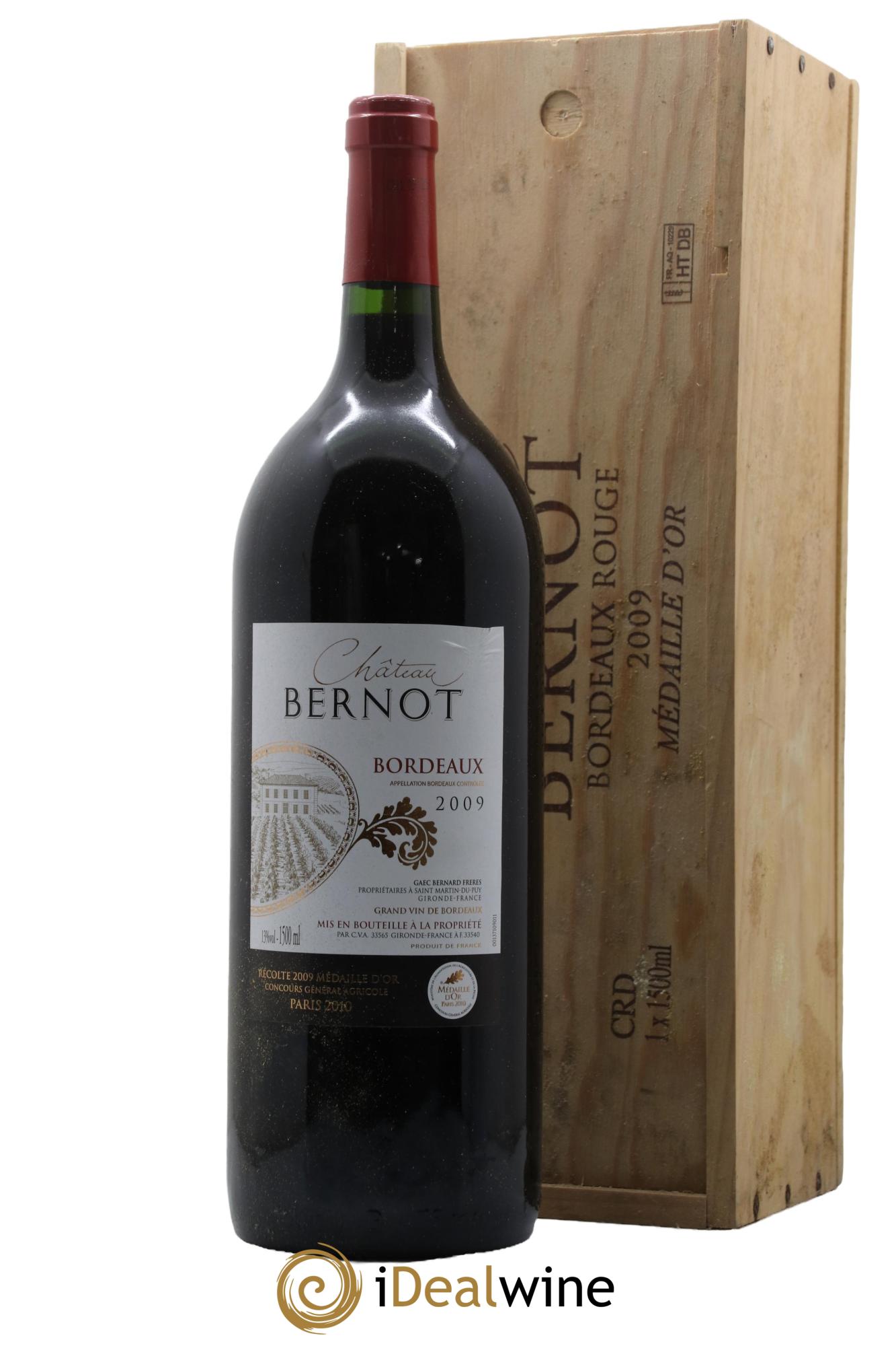 Bordeaux Chateau Bernot 2009 - Lot of 1 magnum - 0