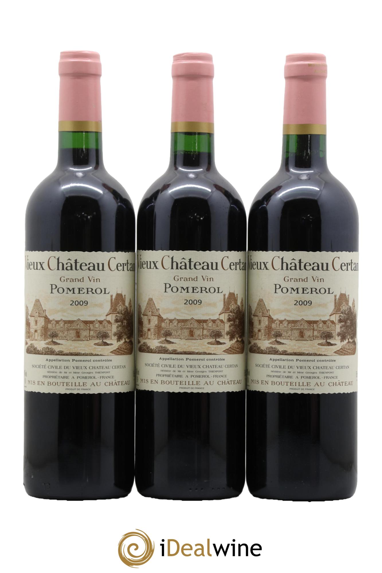 Vieux Château Certan 2009 - Lot de 3 bouteilles - 0