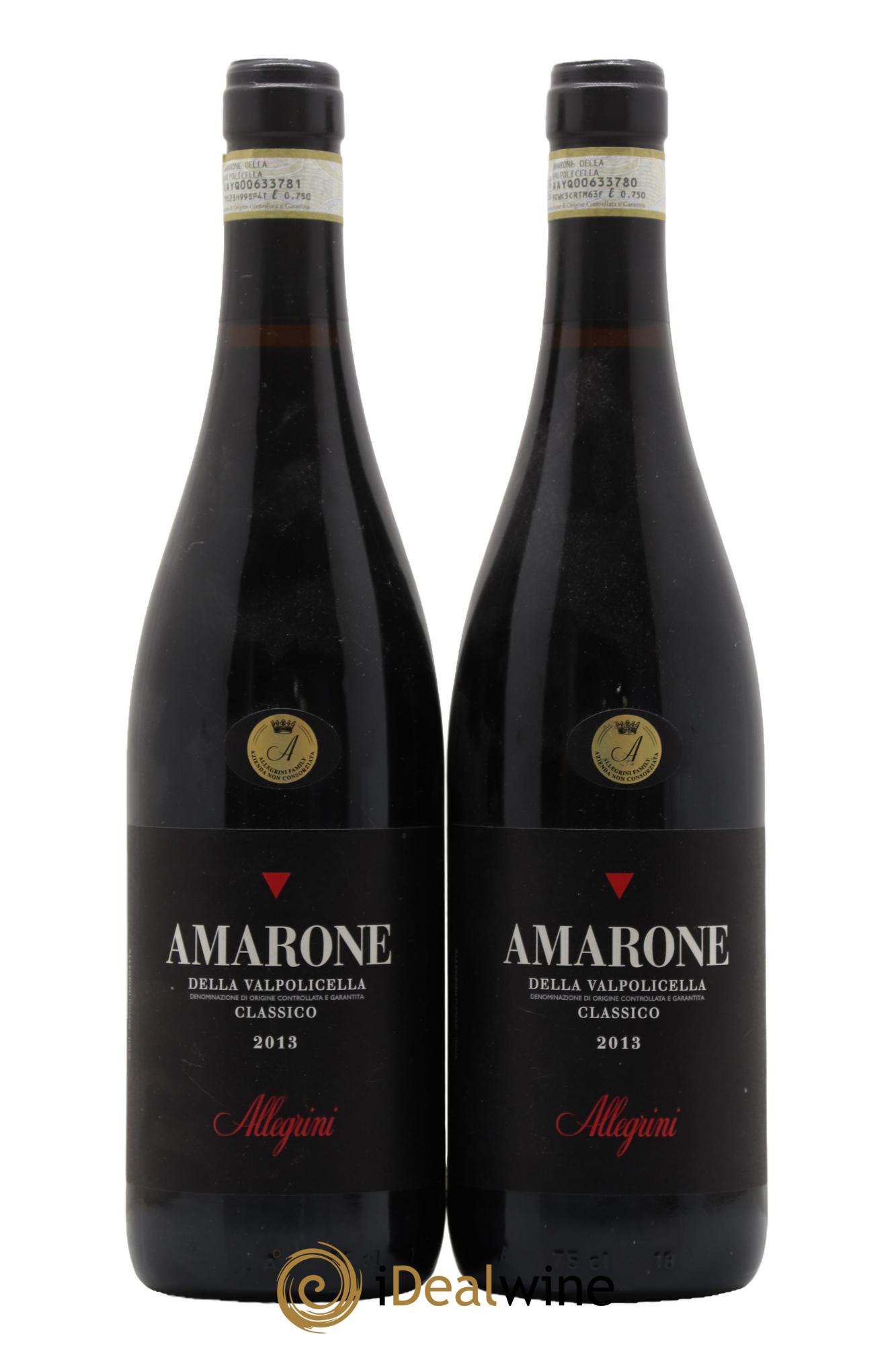 Amarone della Valpolicella DOC Az Allegrini 2013 - Lot of 2 bottles - 0