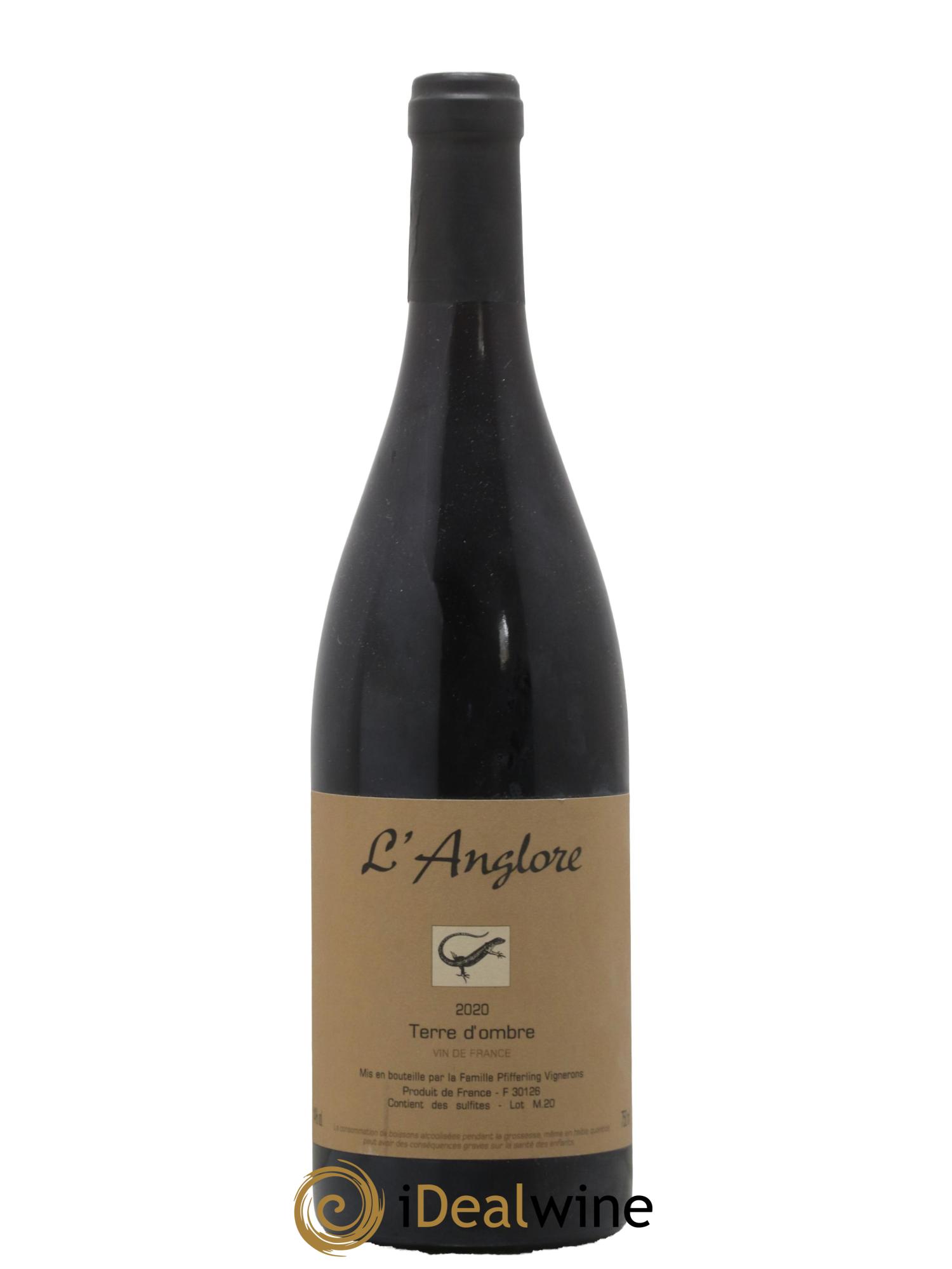 Vin de France Terre d'Ombre L'Anglore 2020 - Lotto di 1 bottiglia - 0