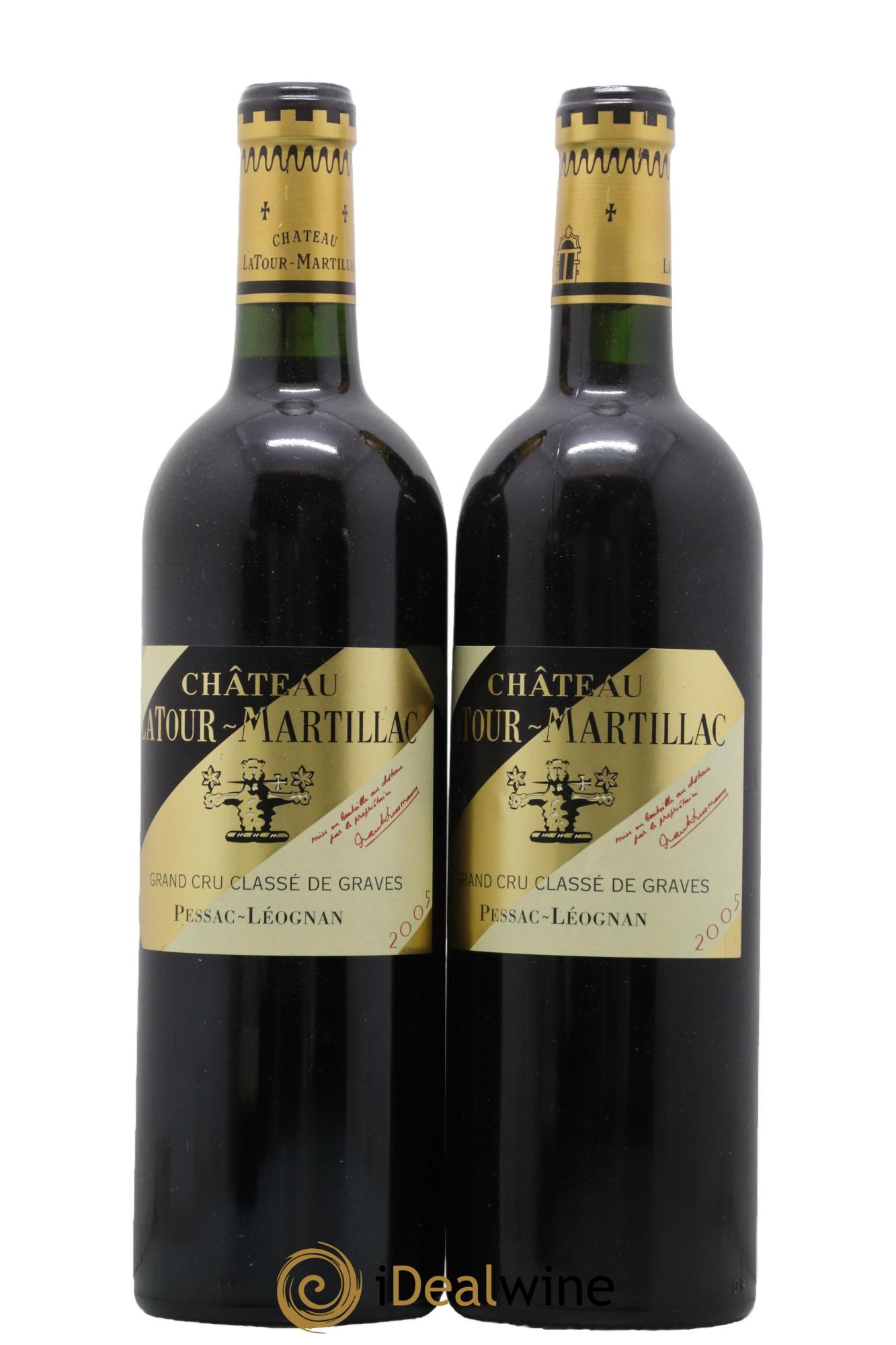 Château Latour-Martillac Cru Classé de Graves 2005 - Lot de 2 bouteilles - 0