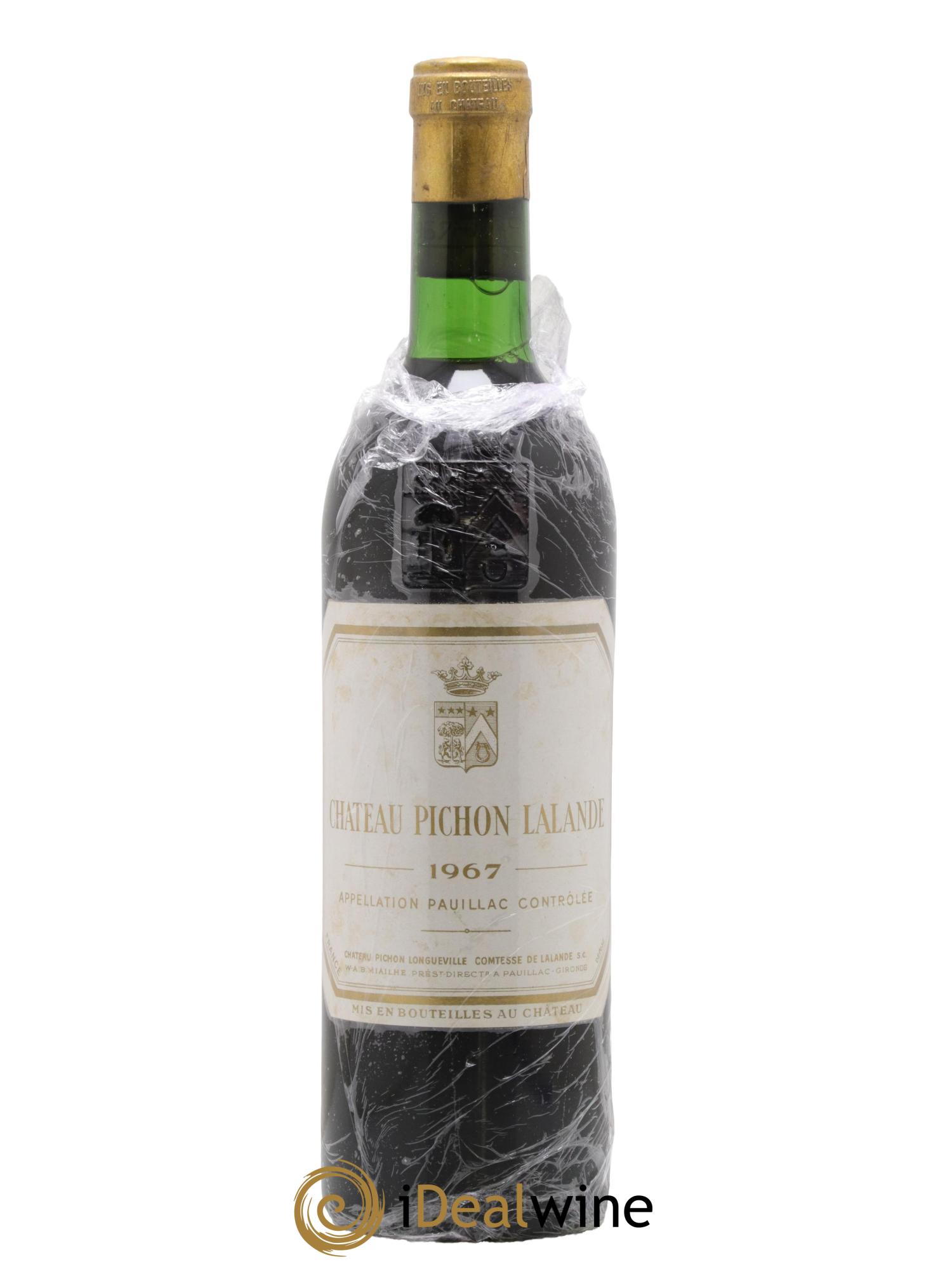 Château Pichon Longueville Comtesse de Lalande 2ème Grand Cru Classé 1967 - Lot of 1 bottle - 0