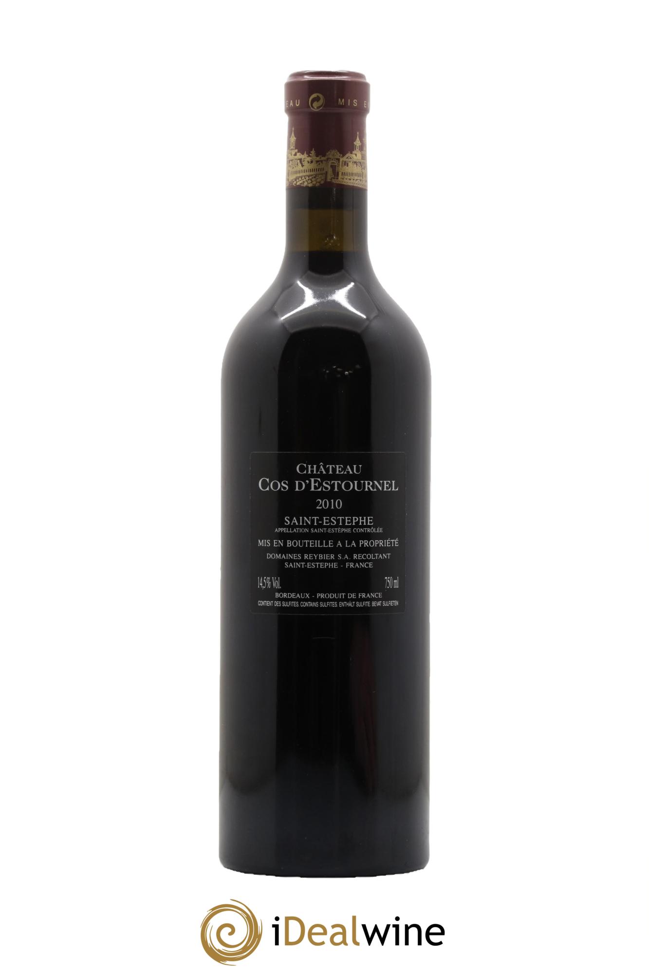 Cos d'Estournel 2ème Grand Cru Classé 2010 - Lotto di 1 bottiglia - 1