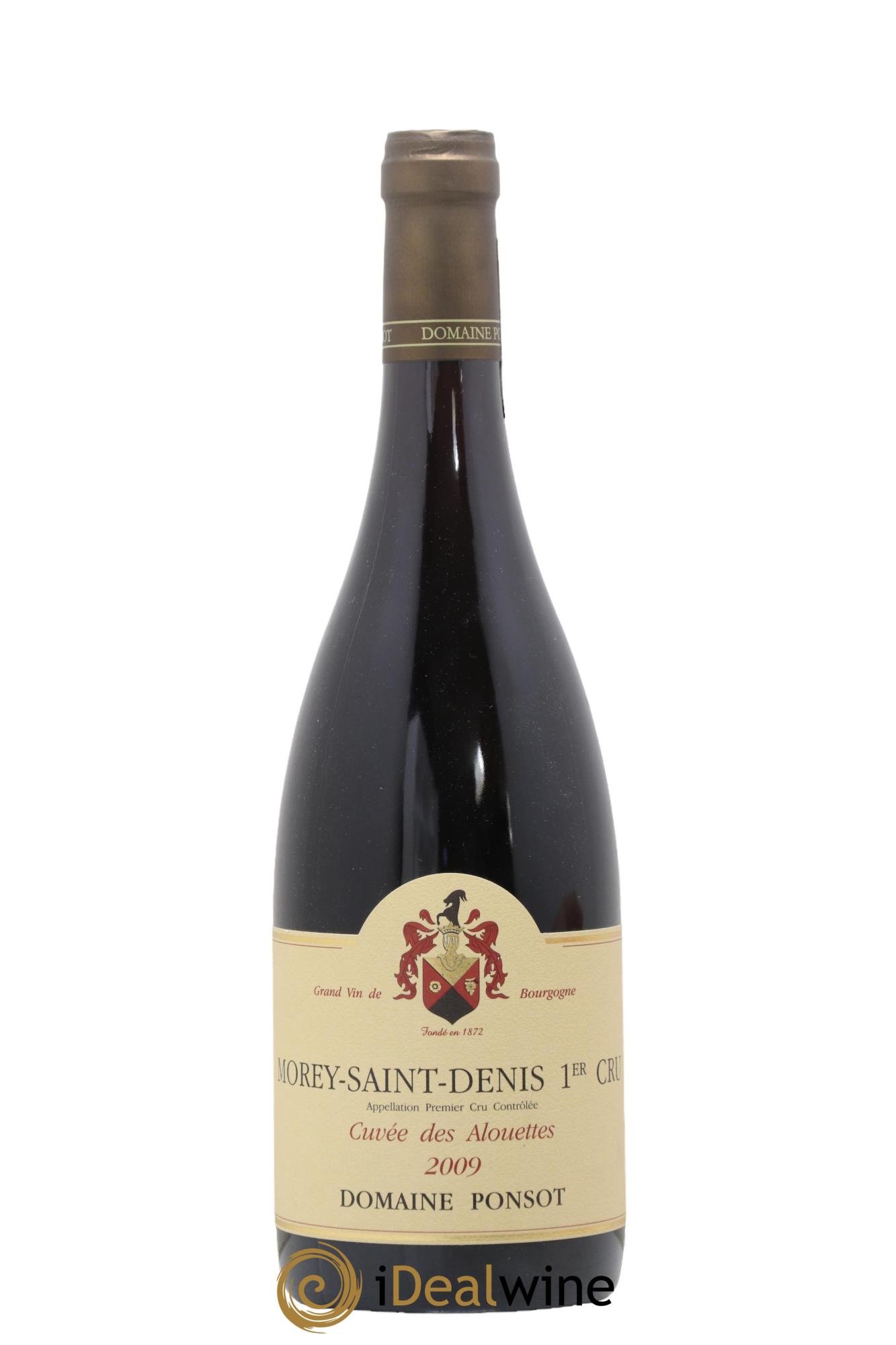 Morey Saint-Denis 1er Cru Cuvée des Alouettes Ponsot (Domaine) 2009 - Lot de 1 bouteille - 0