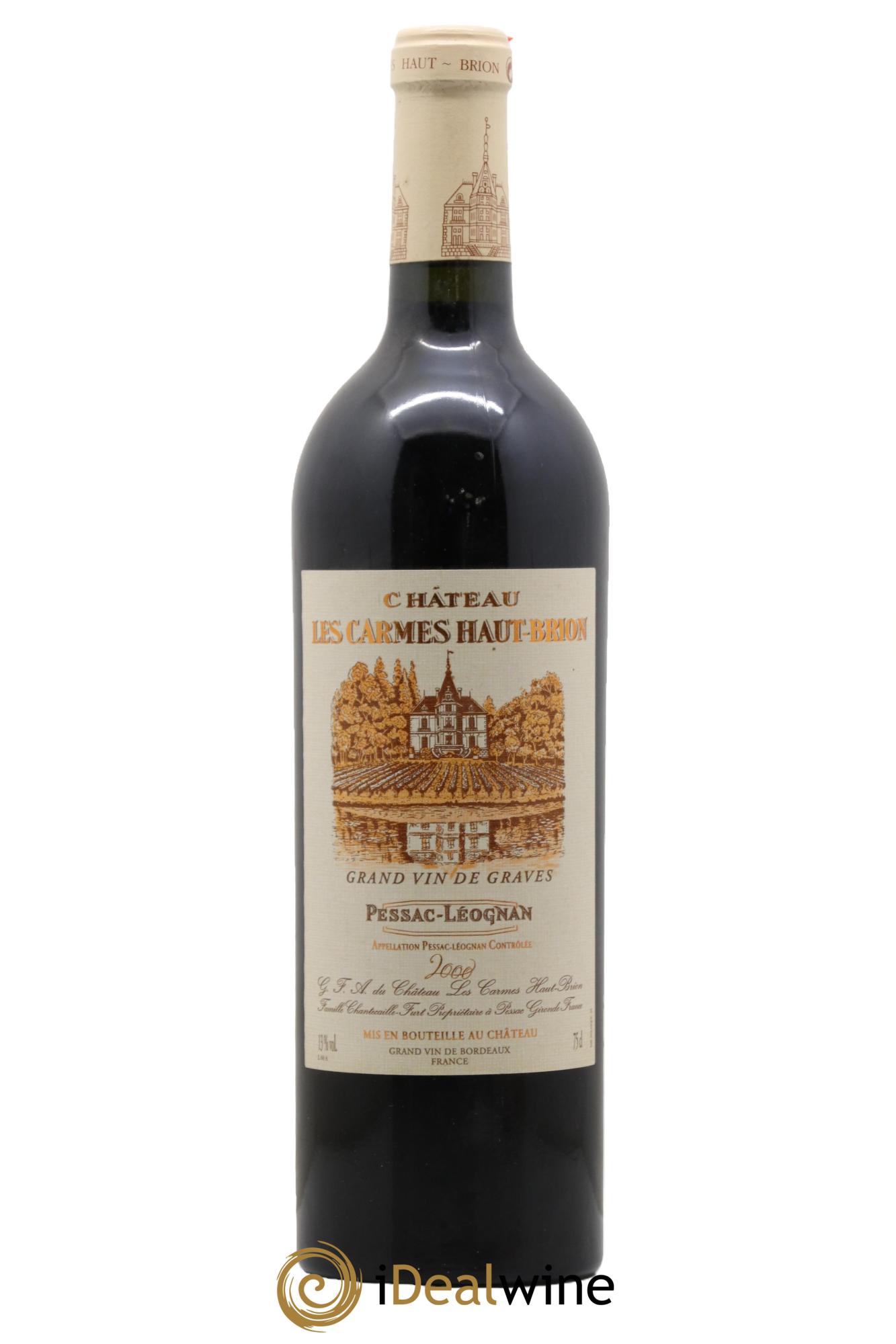 Château Les Carmes Haut-Brion 2000 - Lot de 1 bouteille - 0