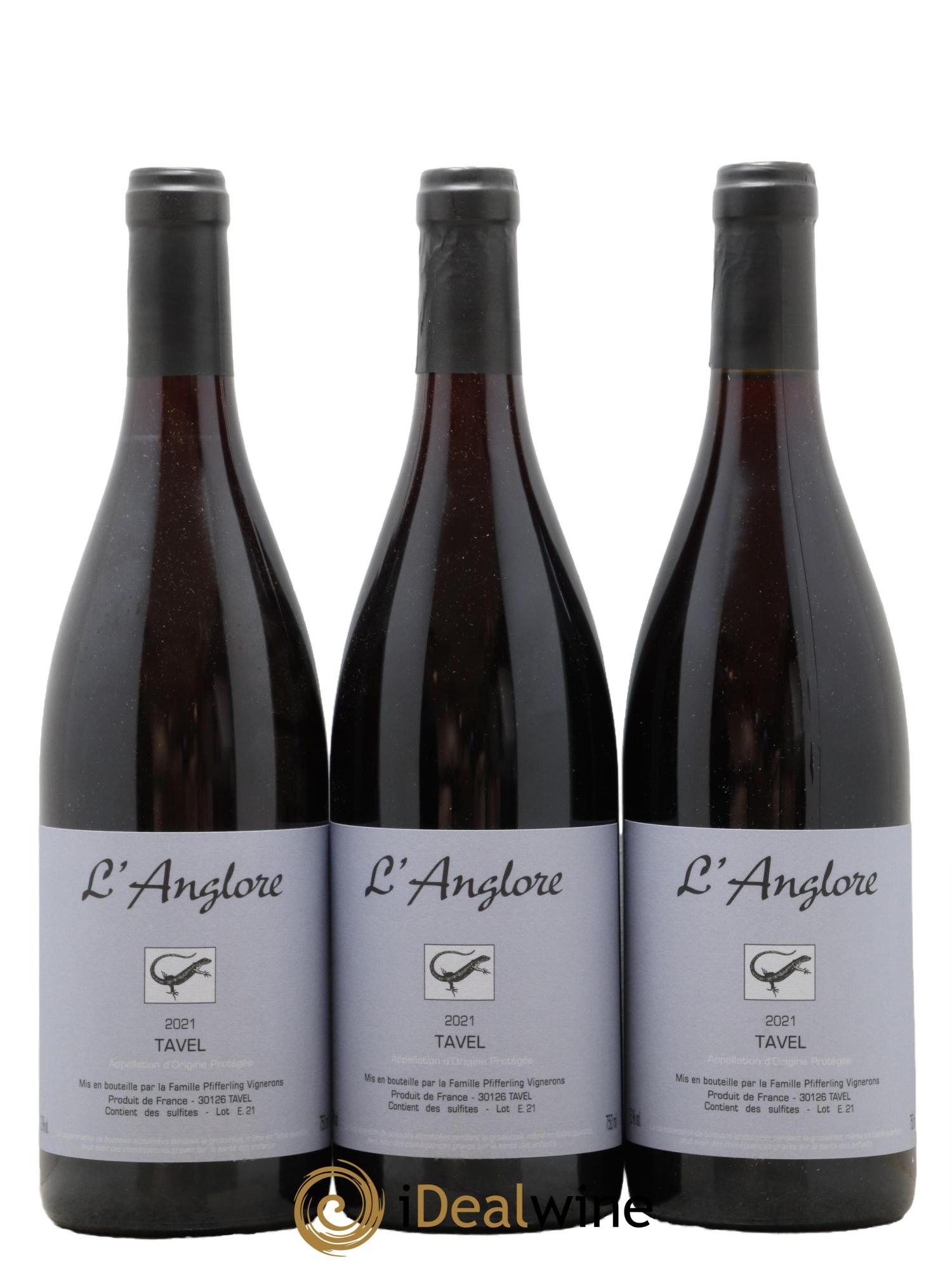 Tavel L'Anglore 2021 - Lot de 3 bouteilles - 0