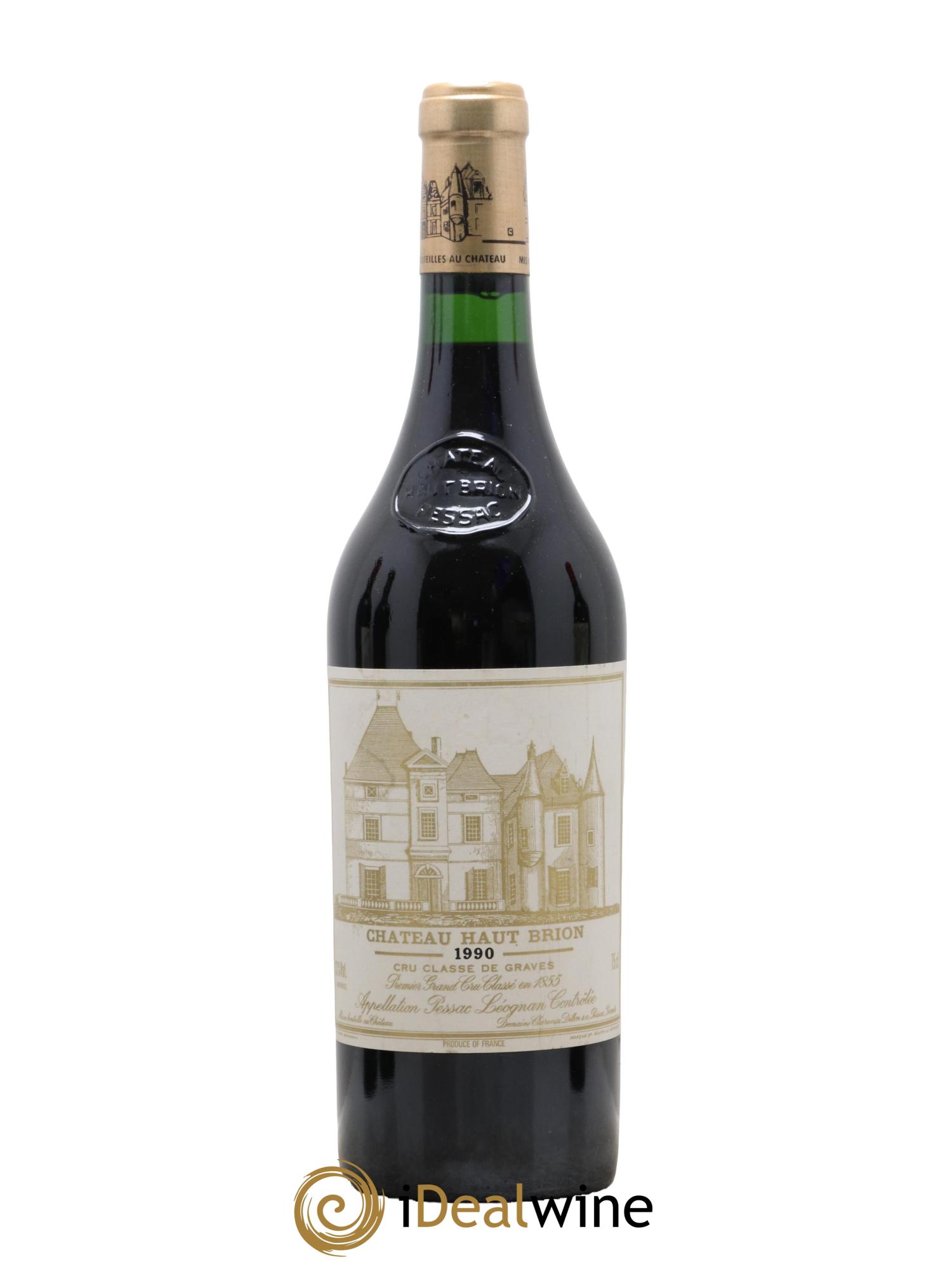 Château Haut Brion 1er Grand Cru Classé 1990 - Lot de 1 bouteille - 0