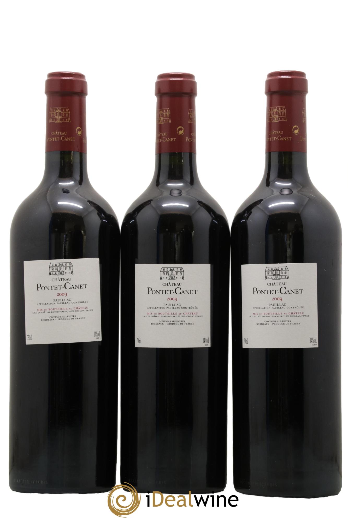 Château Pontet Canet 5ème Grand Cru Classé 2009 - Lotto di 12 bottiglie - 8