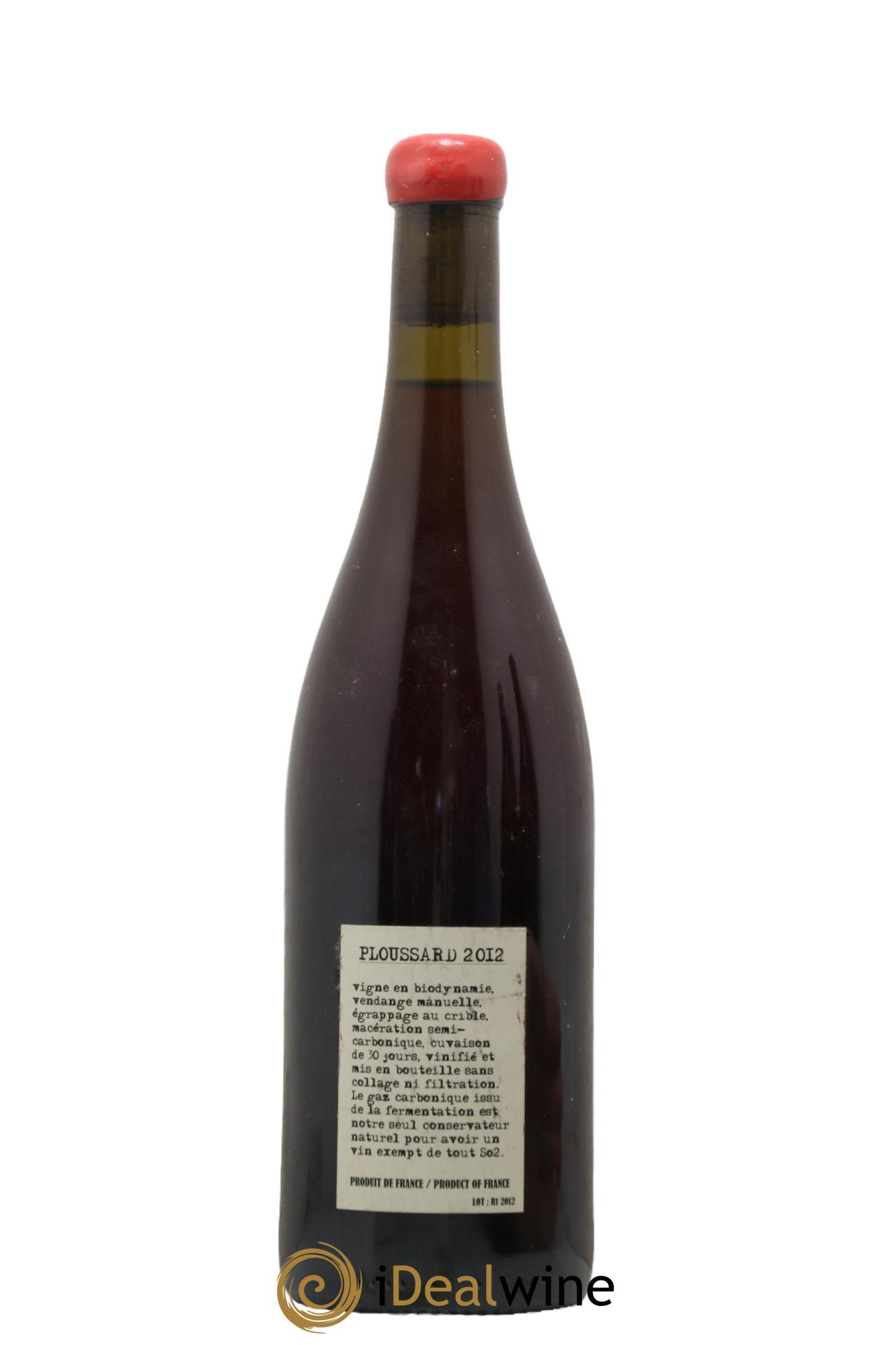 Arbois  Ploussard Adeline Houillon & Renaud Bruyère 2012 - Lot de 1 bouteille - 1