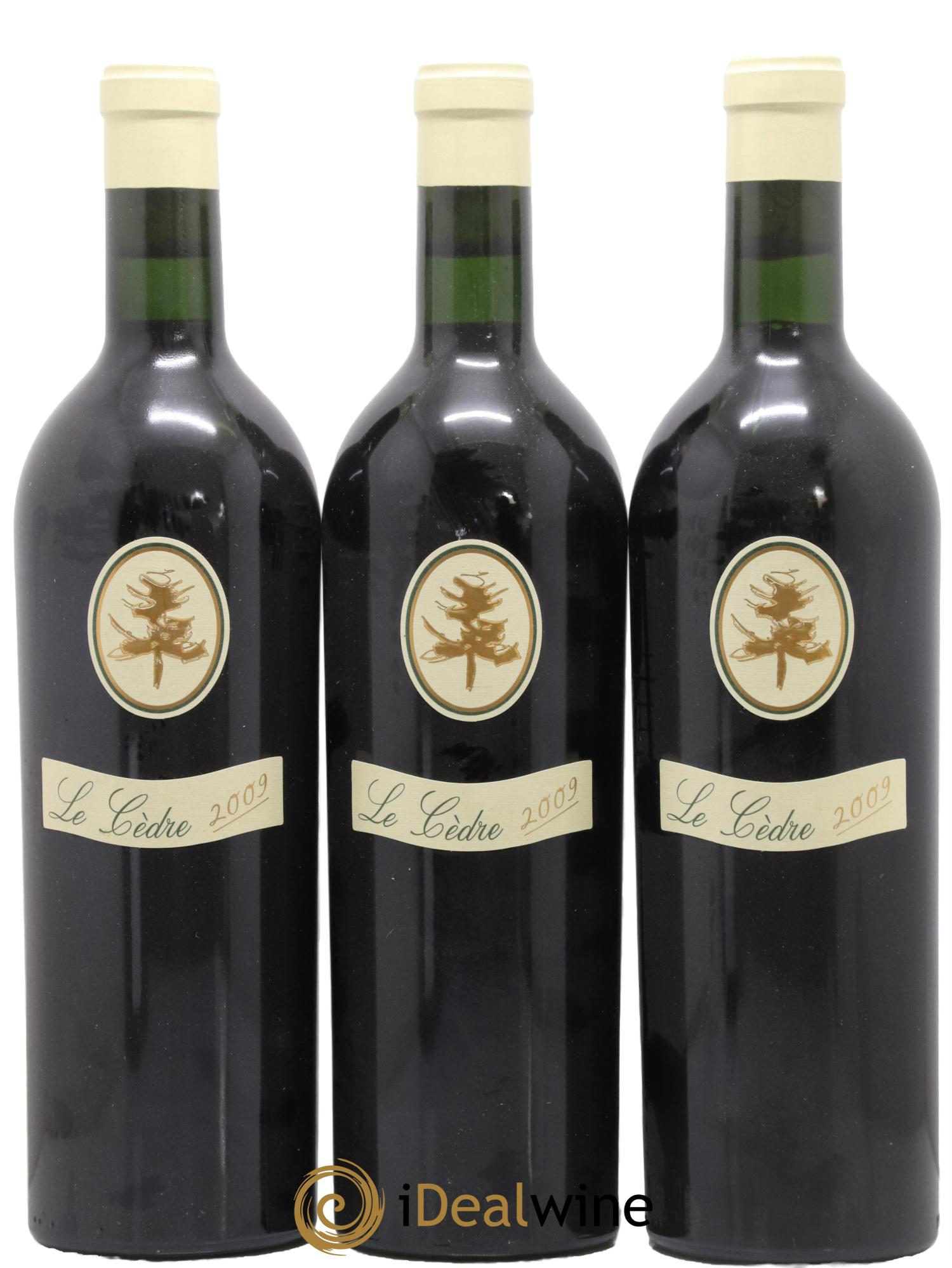 Cahors Château du Cèdre Cuvée Le Cèdre Pascal et Jean-Marc Verhaeghe 2009 - Lot of 3 bottles - 0