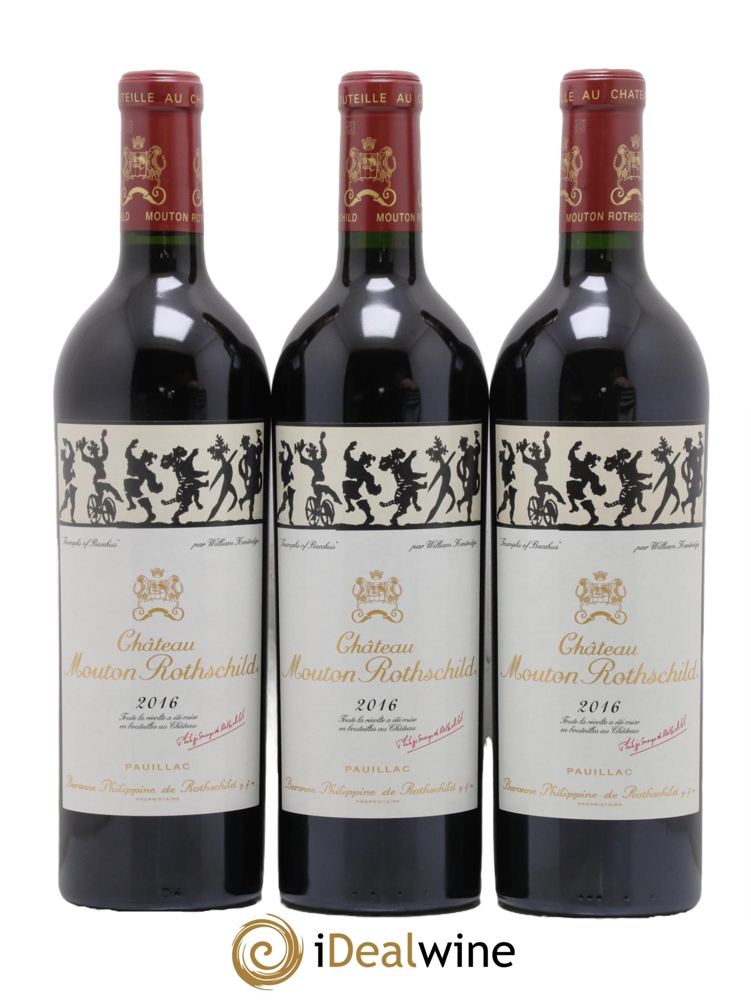 Château Mouton Rothschild 1er Grand Cru Classé 2016 - Posten von 6 Flaschen - 3