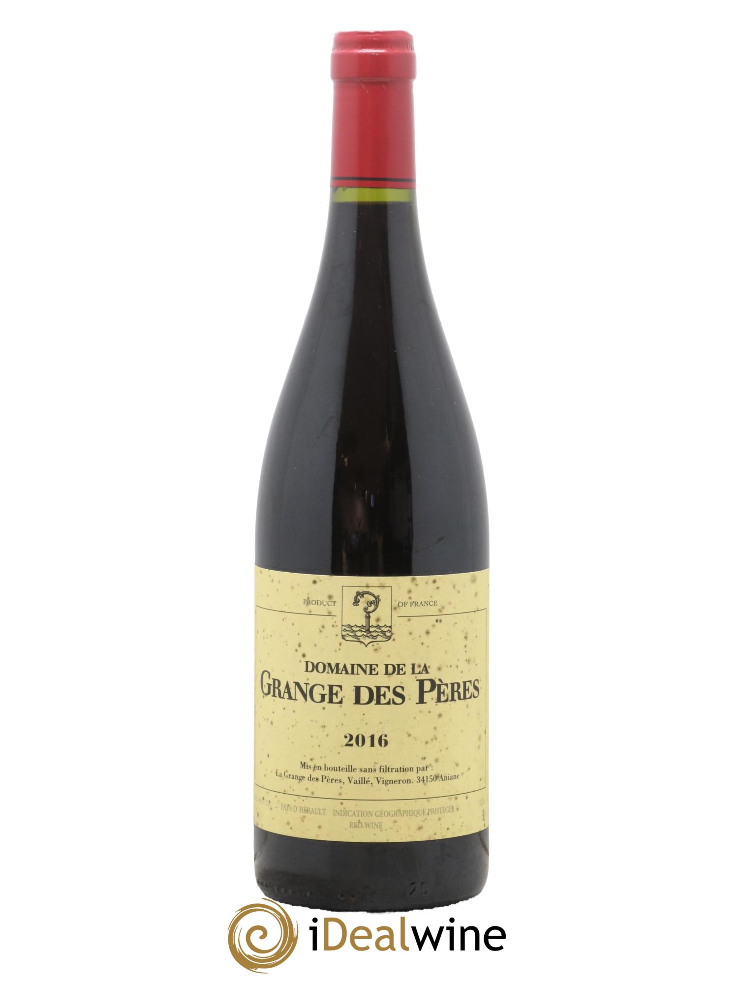 IGP Pays d'Hérault Grange des Pères Laurent Vaillé 2016 - Posten von 1 Flasche - 0