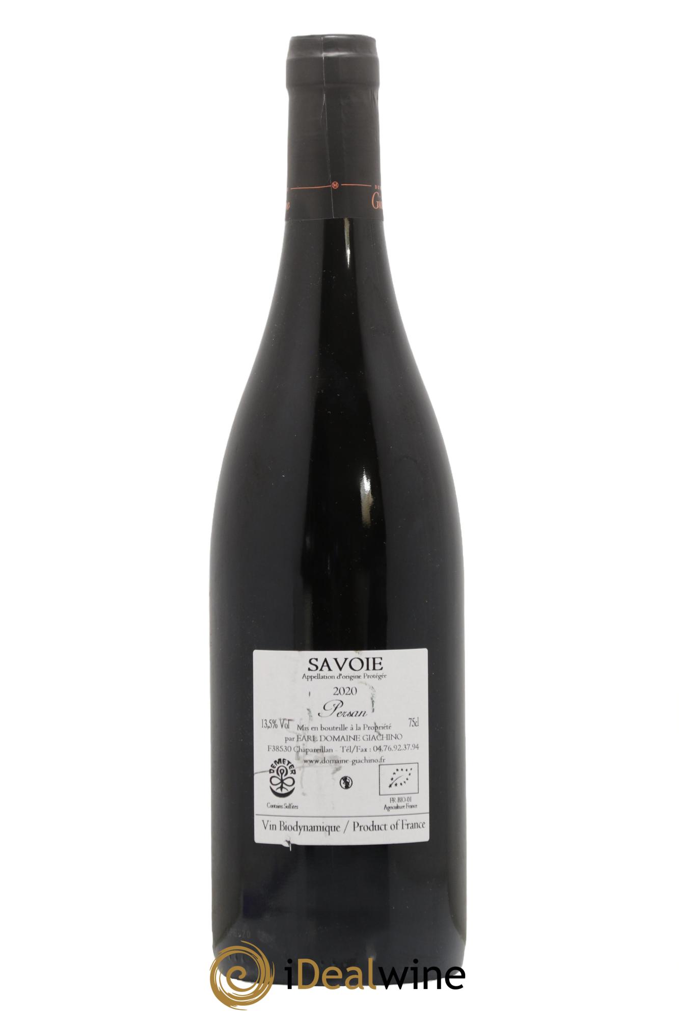 Vin de Savoie Persan Giachino 2020 - Posten von 1 Flasche - 1