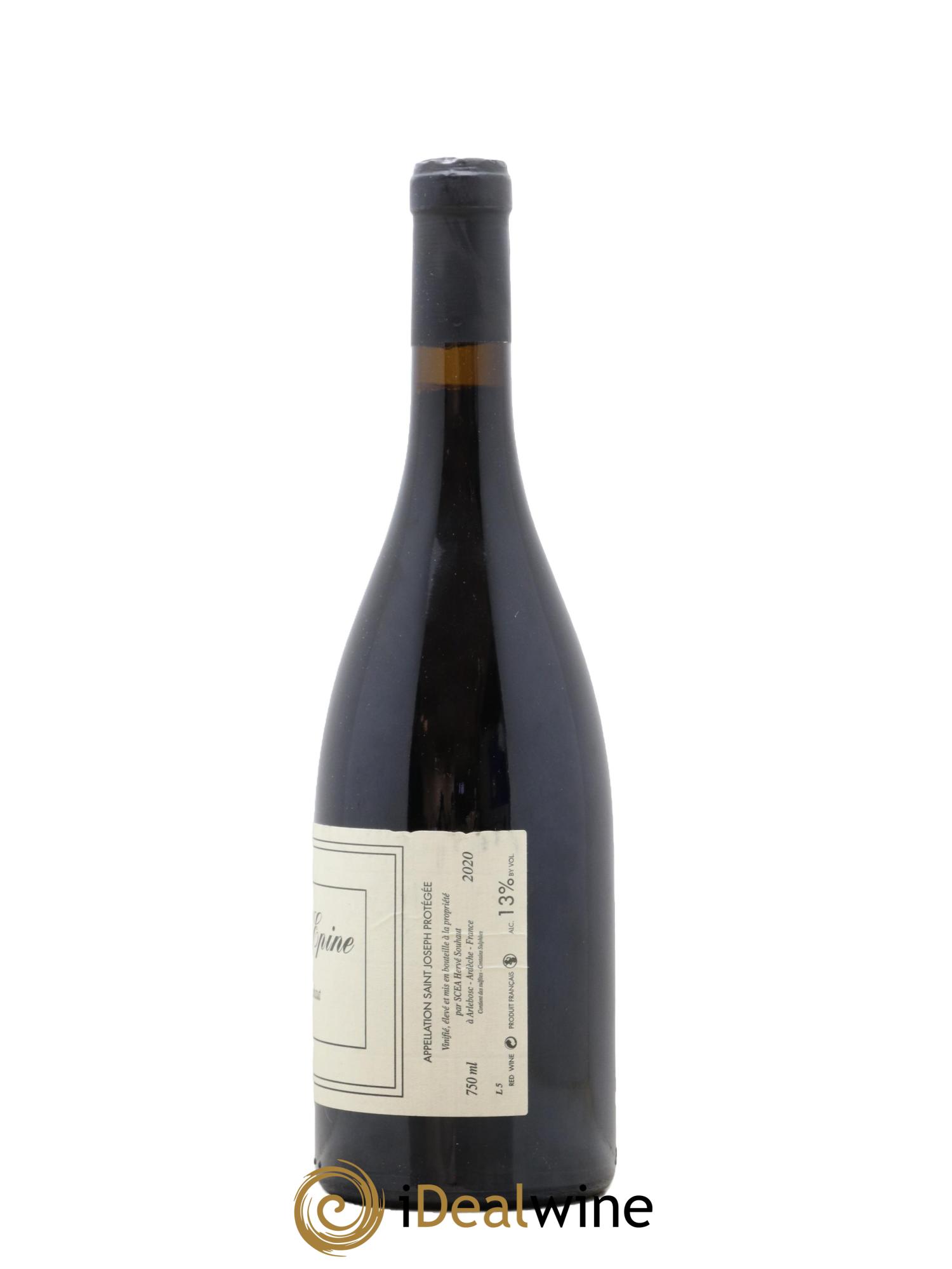 Saint-Joseph Sainte Epine Hervé Souhaut - Domaine Romaneaux-Destezet 2020 - Lot de 1 bouteille - 1