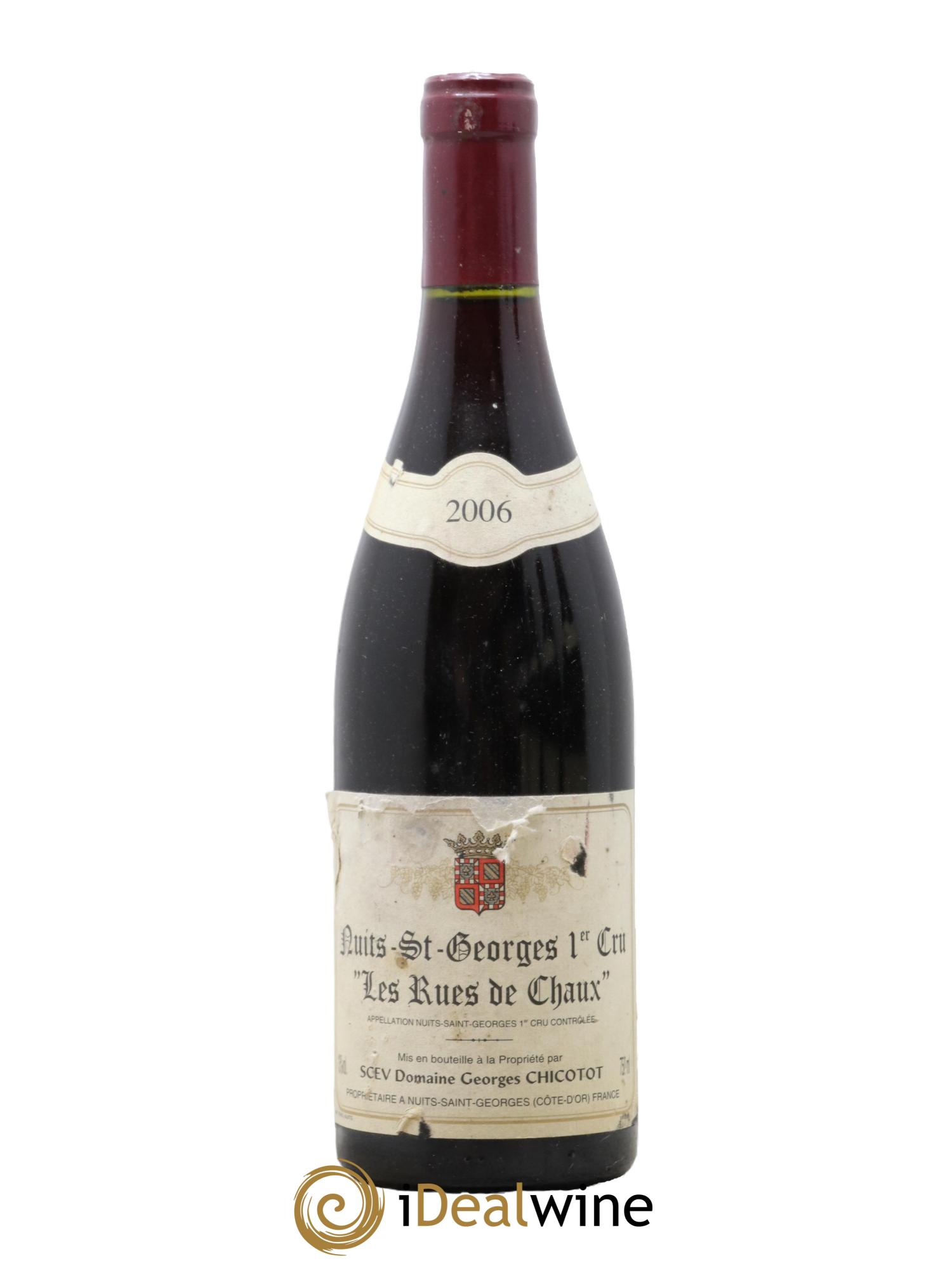 Nuits Saint-Georges 1er Cru Rues de Chaux Chicotot 2006 - Lot of 1 bottle - 0