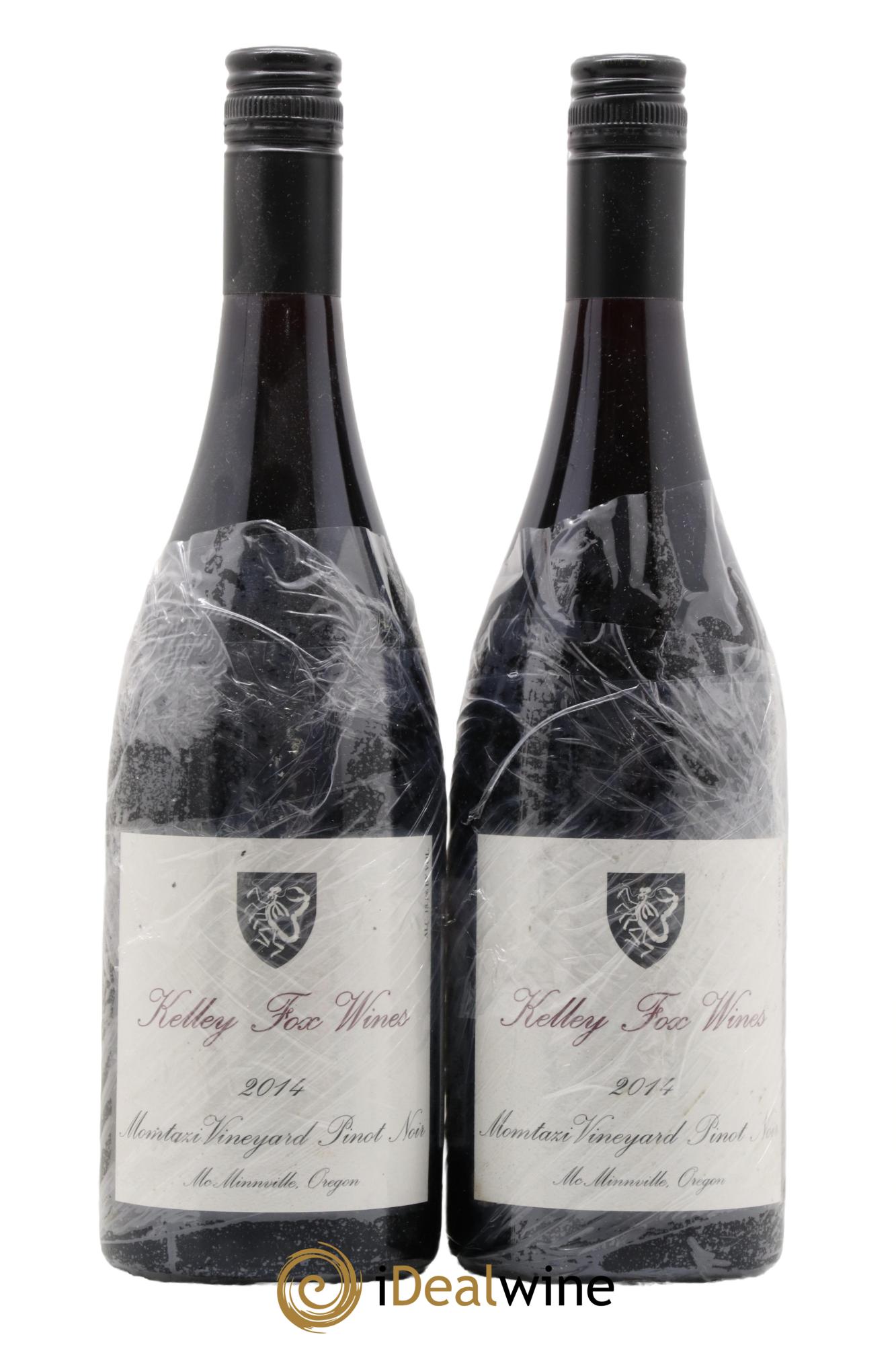 USA Oregon Momtazi Vineyard Pinot Noir Kelley Fox Wines 2014 - Lot of 2 bottles - 0