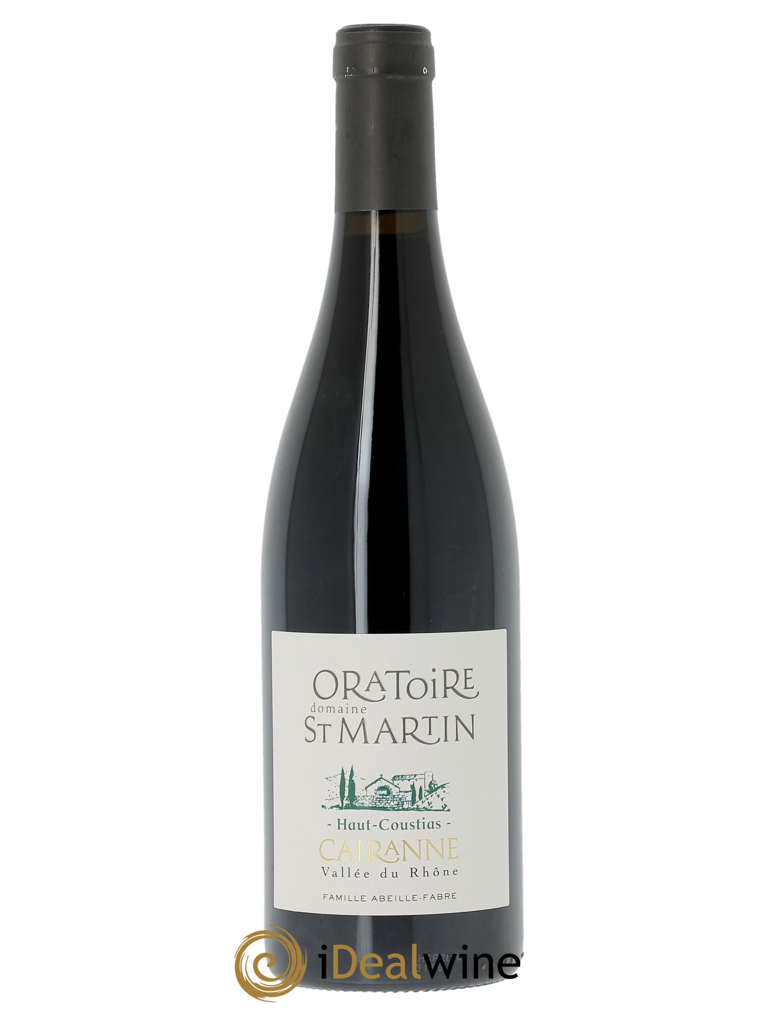 Cairanne Haut-Coustias Oratoire Saint-Martin - Frédéric et François Alary  2020 - Lot of 1 bottle - 0