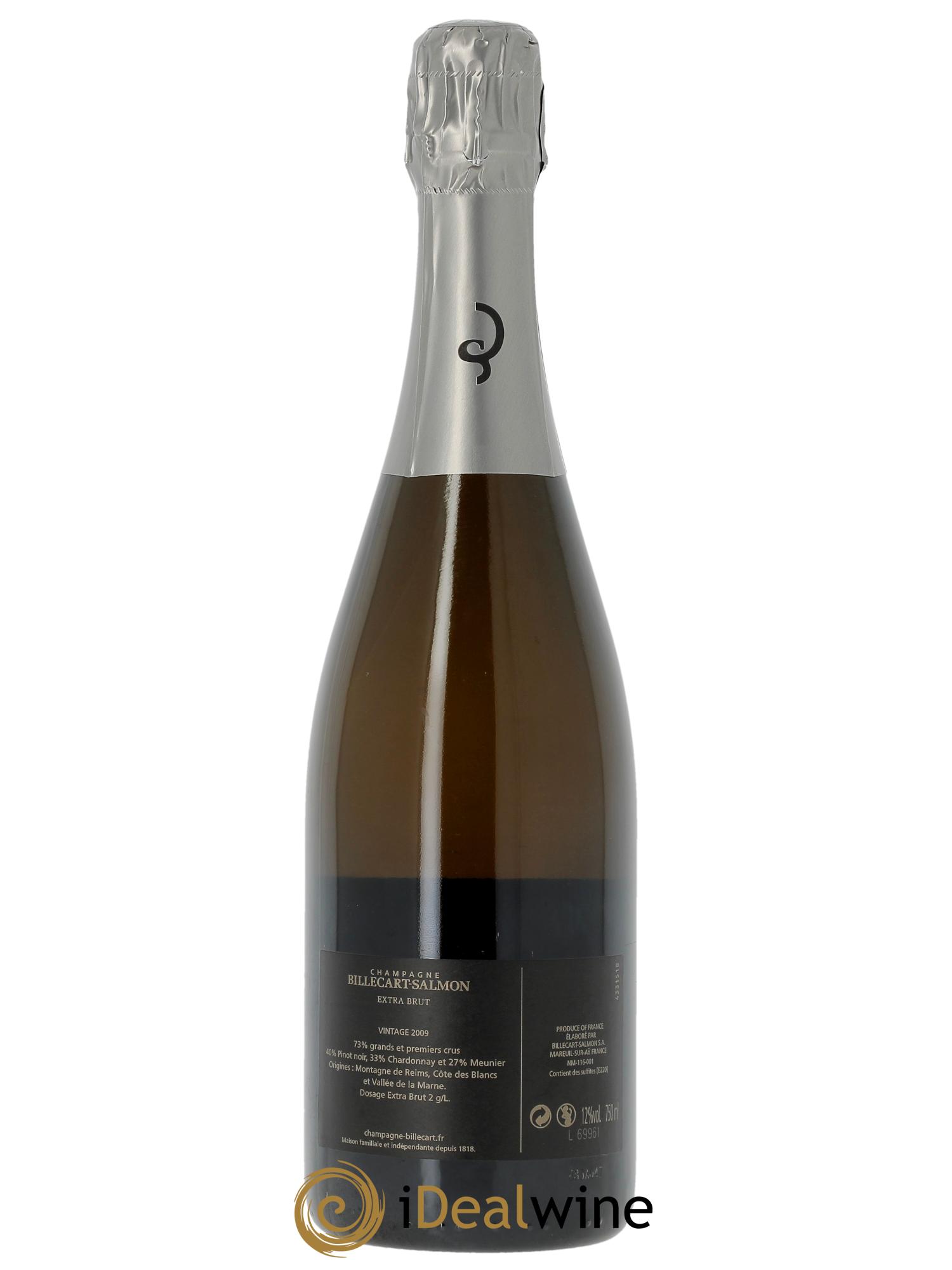 Vintage Billecart-Salmon  2009 - Lotto di 1 bottiglia - 1