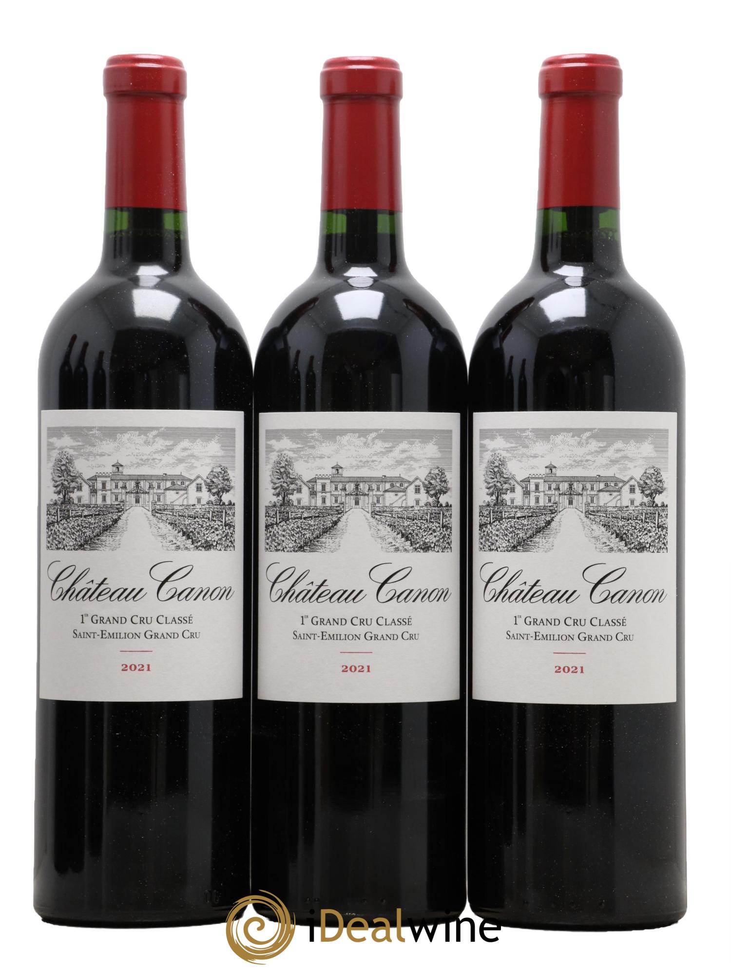 Château Canon 1er Grand Cru Classé B 2021 - Lotto di 6 bottiglie - 1