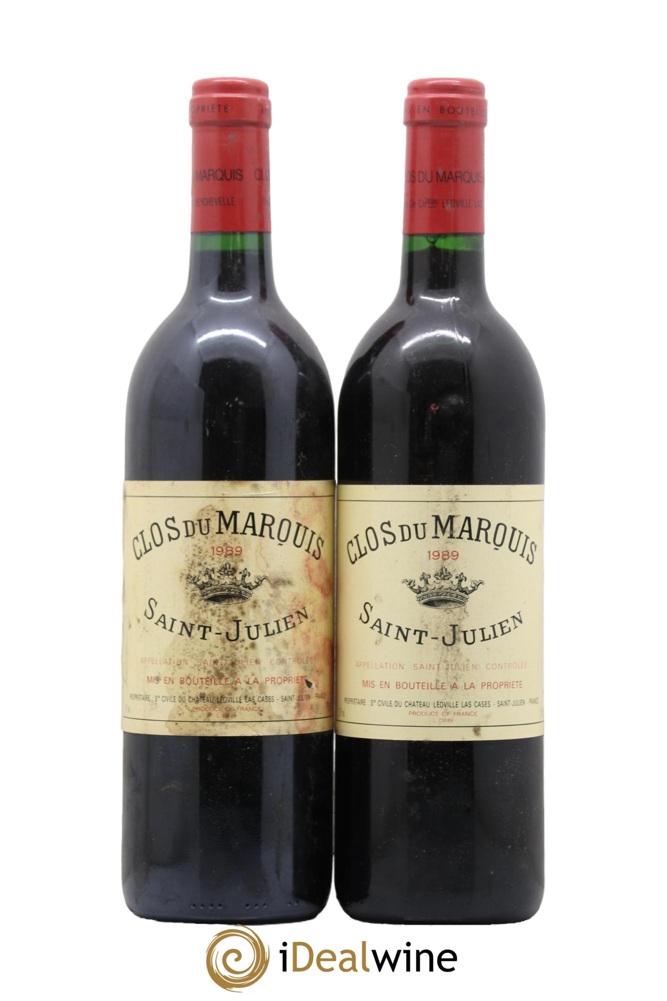 Clos du Marquis 1989 - Lot de 2 bouteilles - 0