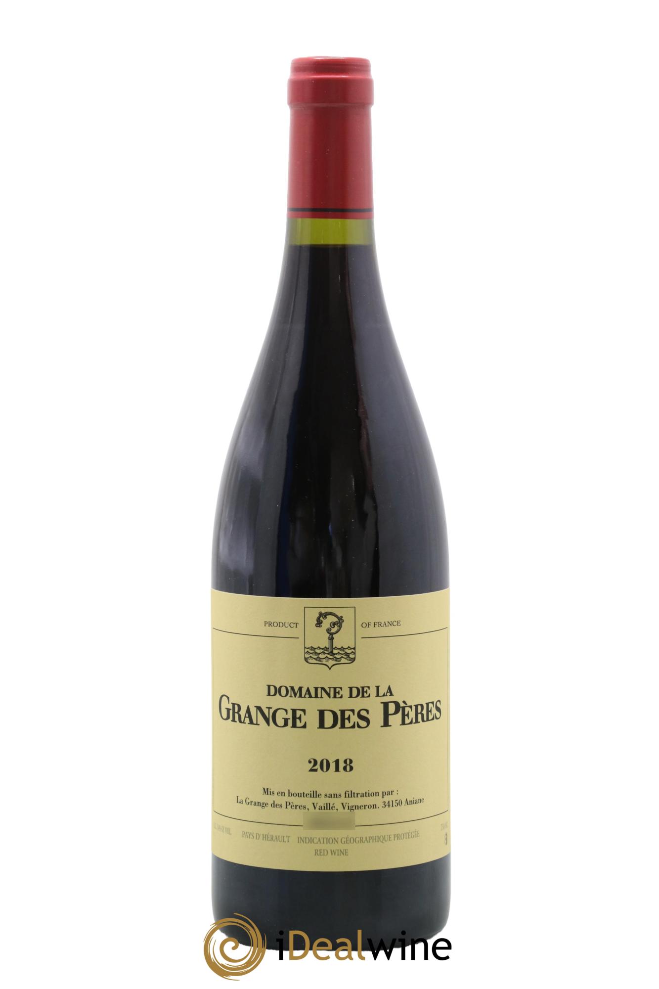 IGP Pays d'Hérault Grange des Pères Laurent Vaillé 2018 - Posten von 1 Flasche - 0