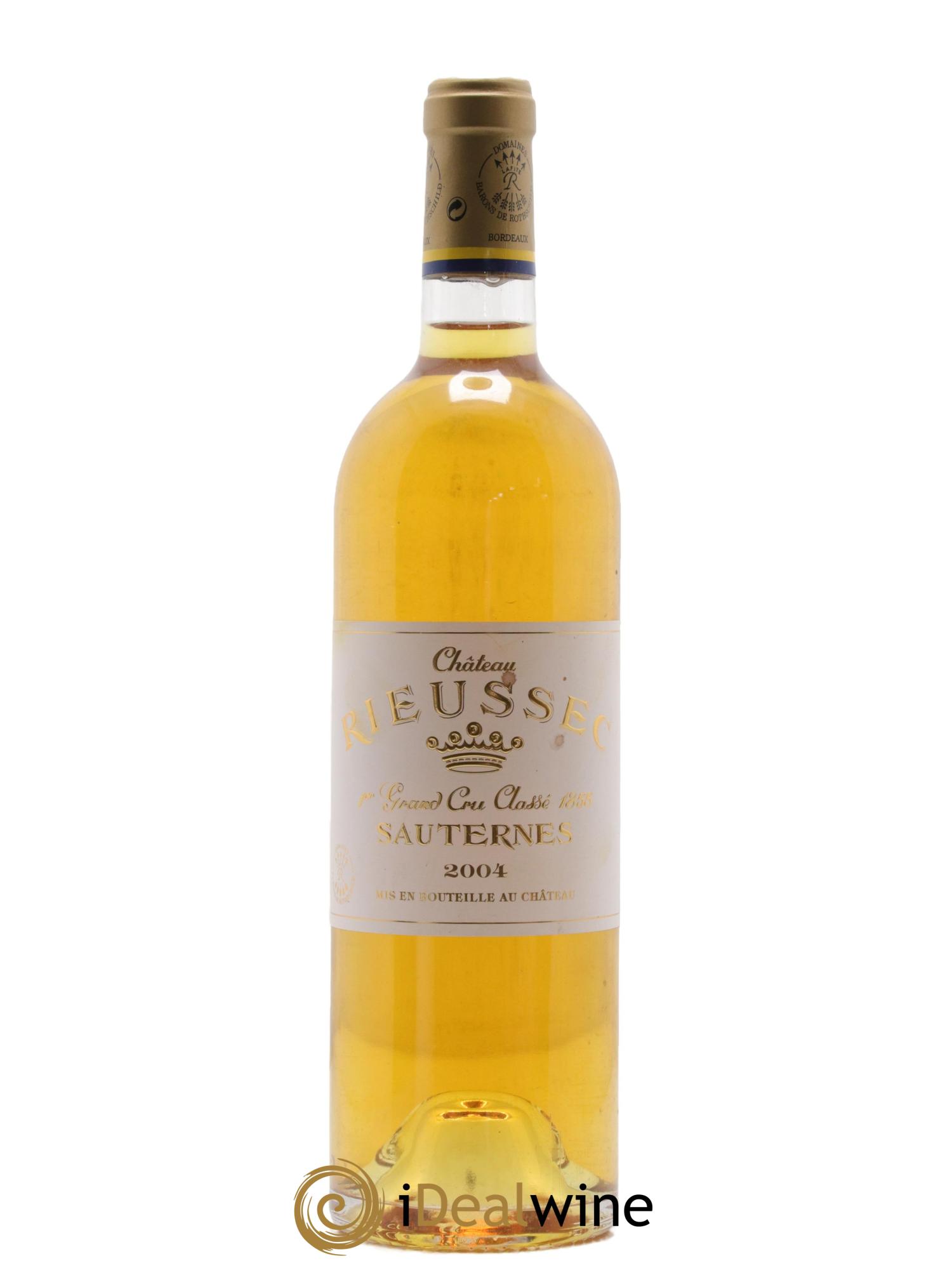 Château Rieussec 1er Grand Cru Classé 2004 - Posten von 1 Flasche - 0